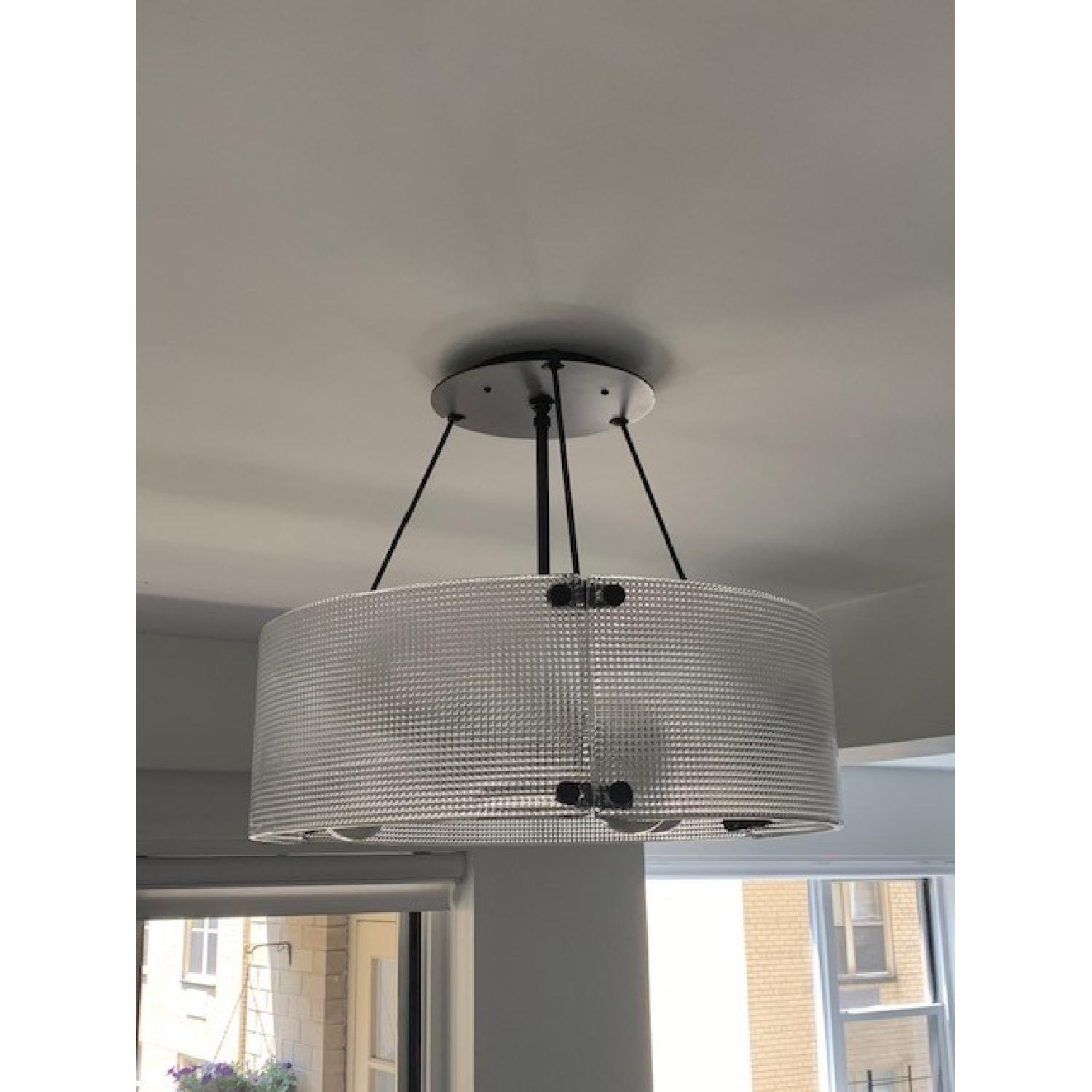 Rejuvenation Willamette Clear Diamond Glass Chandelier - image-2