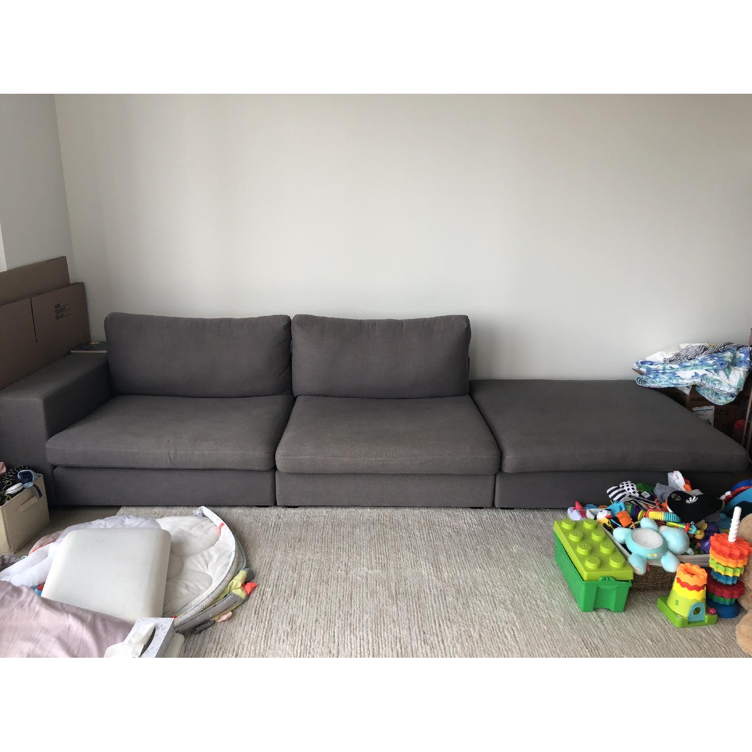 Article Cube Thunder Grey Sectional Sofa - image-1