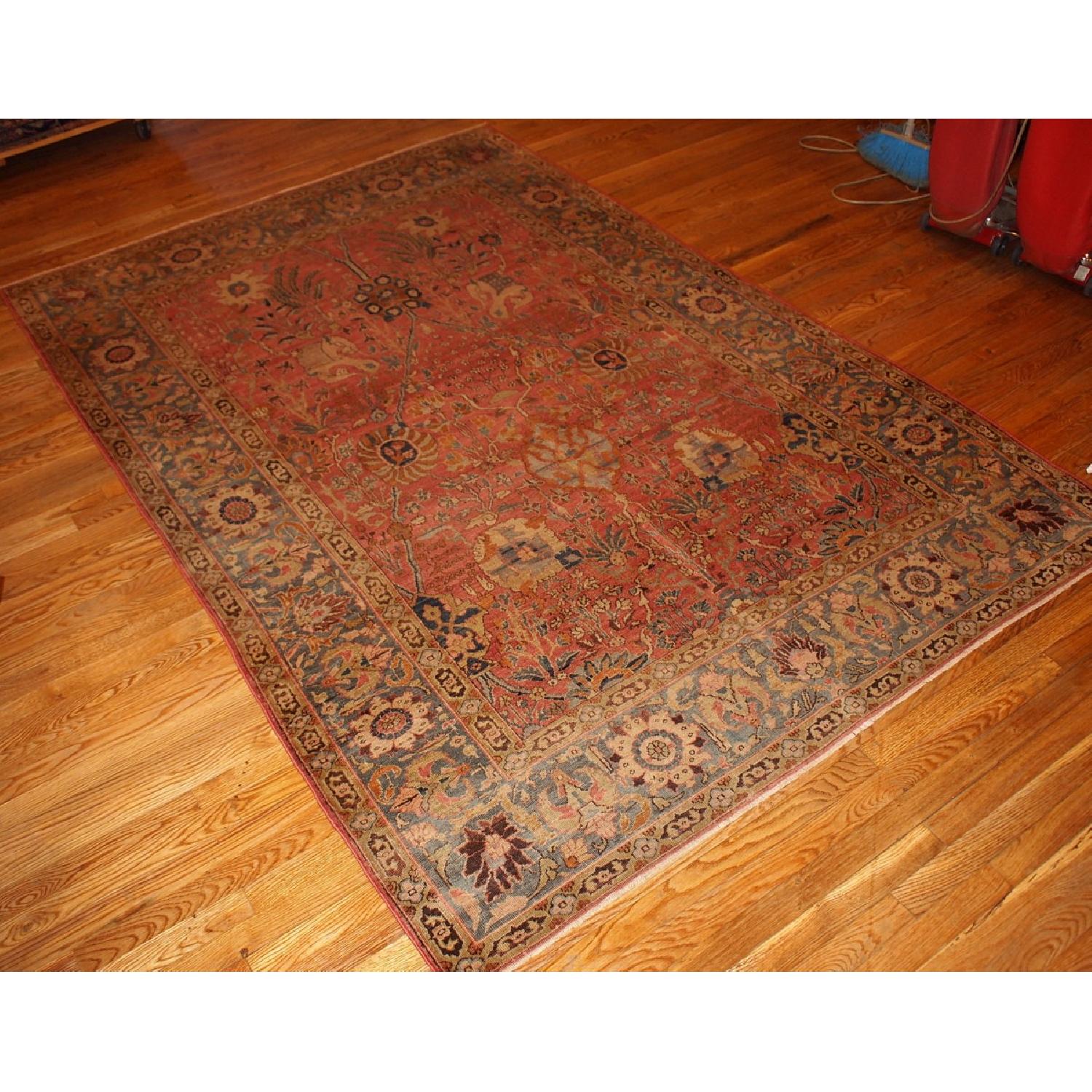 Antique Handmade Indian Loristan Rug - image-2