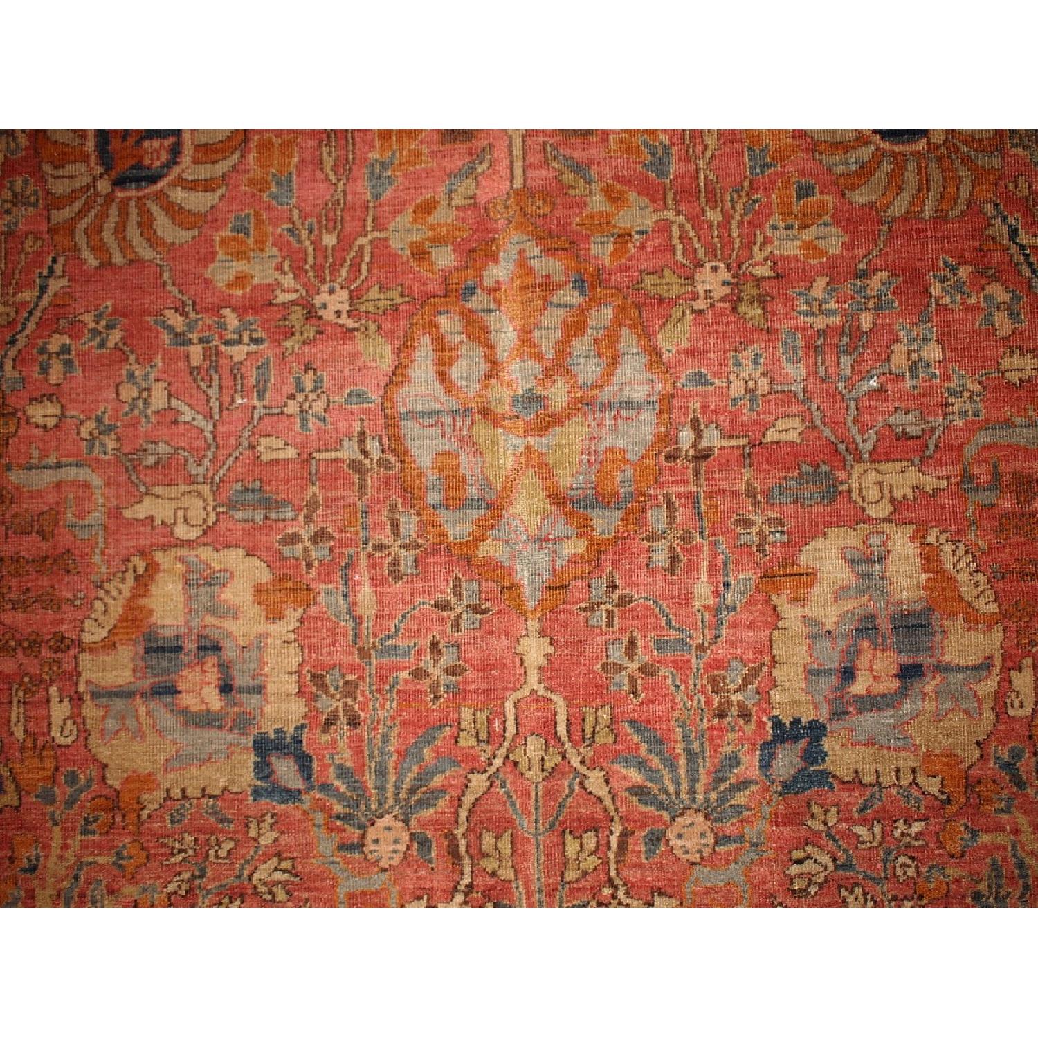 Antique Handmade Indian Loristan Rug - image-3