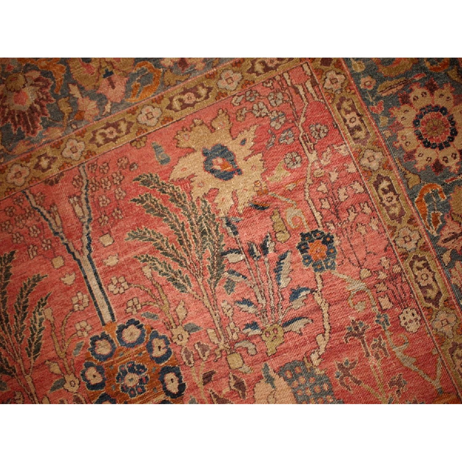 Antique Handmade Indian Loristan Rug - image-5