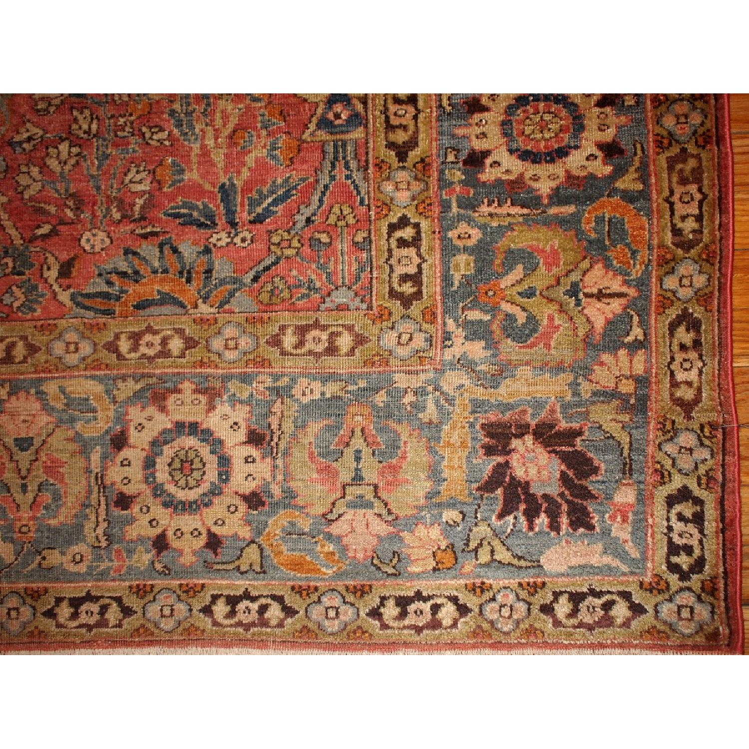 Antique Handmade Indian Loristan Rug - image-7