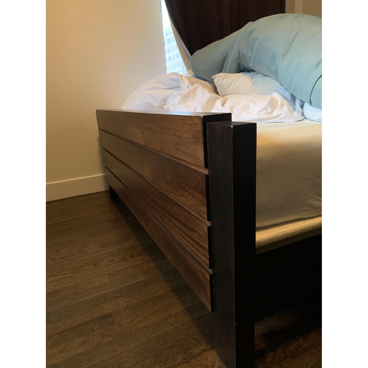 Crate & Barrel Forsyth Bed w/ Headboard - image-2