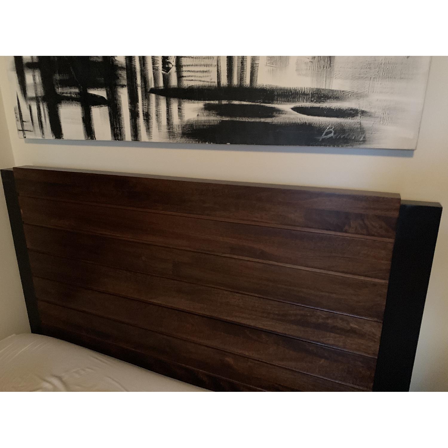 Crate & Barrel Forsyth Bed w/ Headboard AptDeco