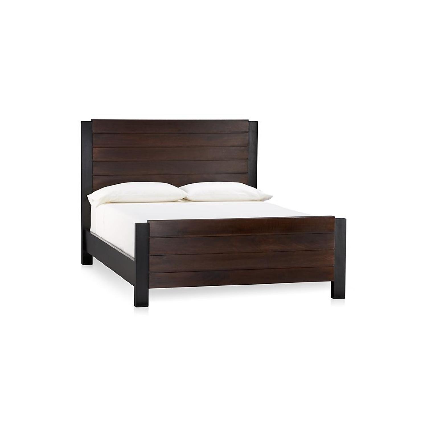 Crate & Barrel Forsyth Bed w/ Headboard AptDeco