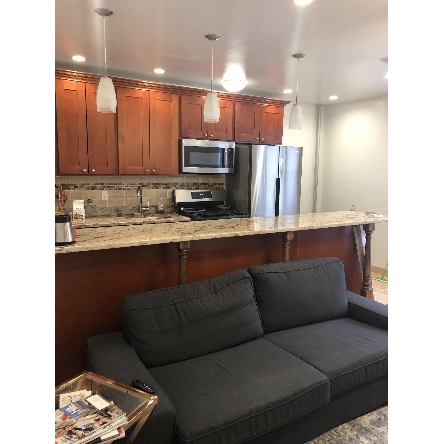 Ikea Dark Grey Sofa - image-4