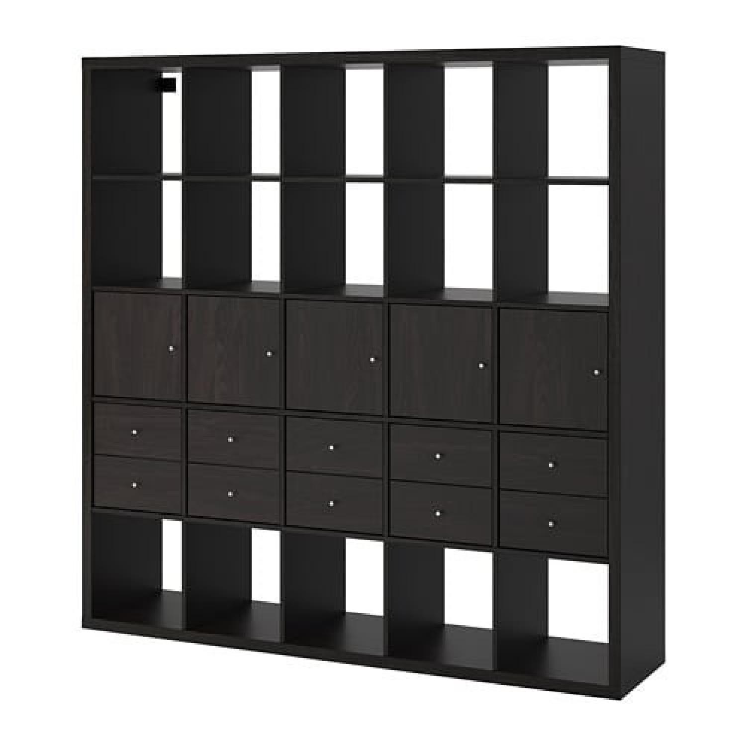 Ikea Bookcase/Storage Unit w/ Doors & Drawers AptDeco