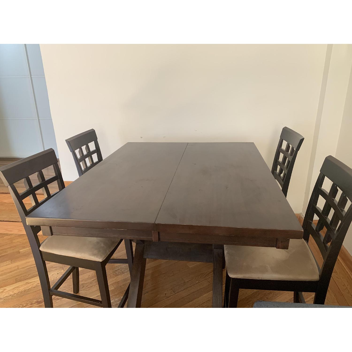Bob's Expandable Counter Height Table w/ 4 Stools - image-6