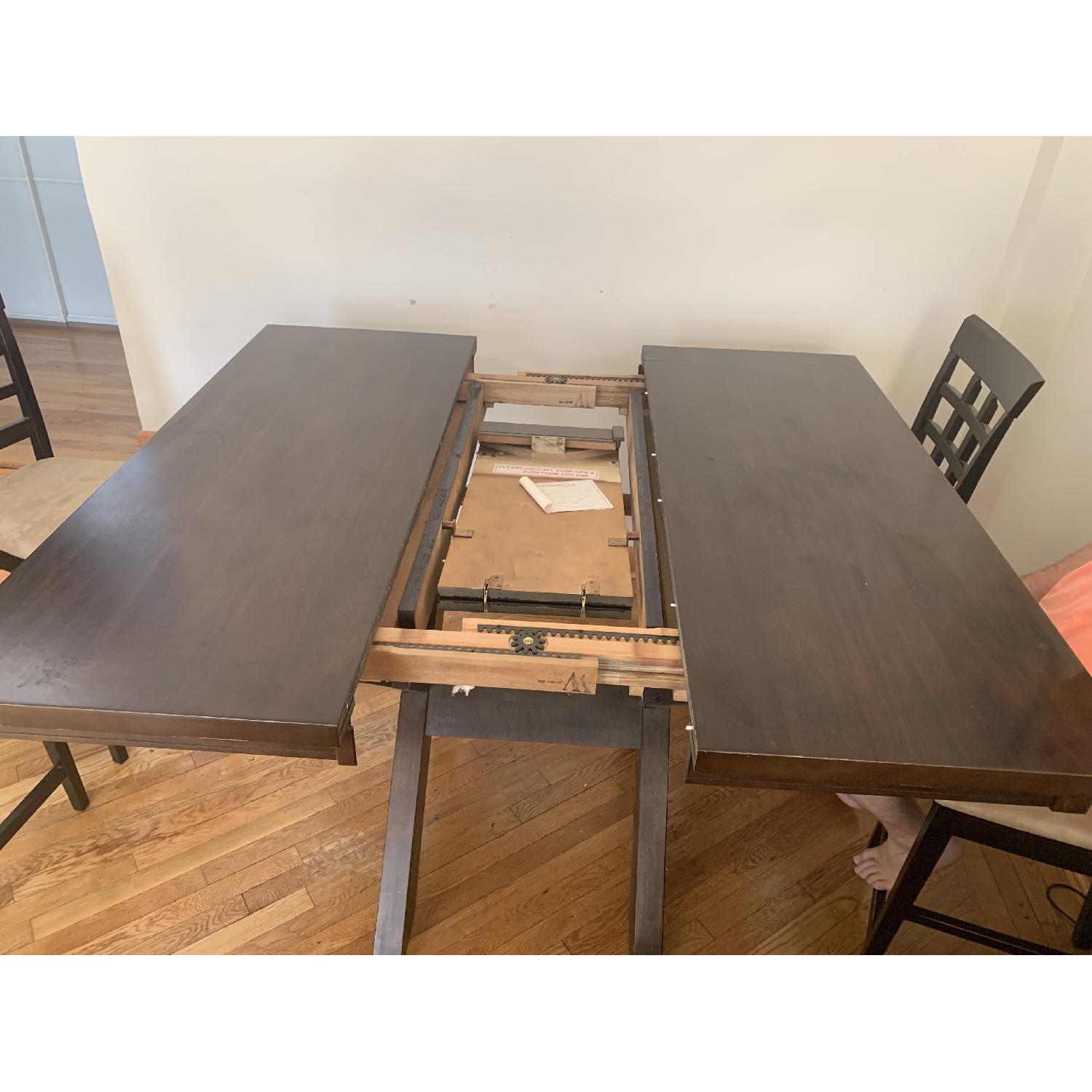 Bob's Expandable Counter Height Table w/ 4 Stools - image-7