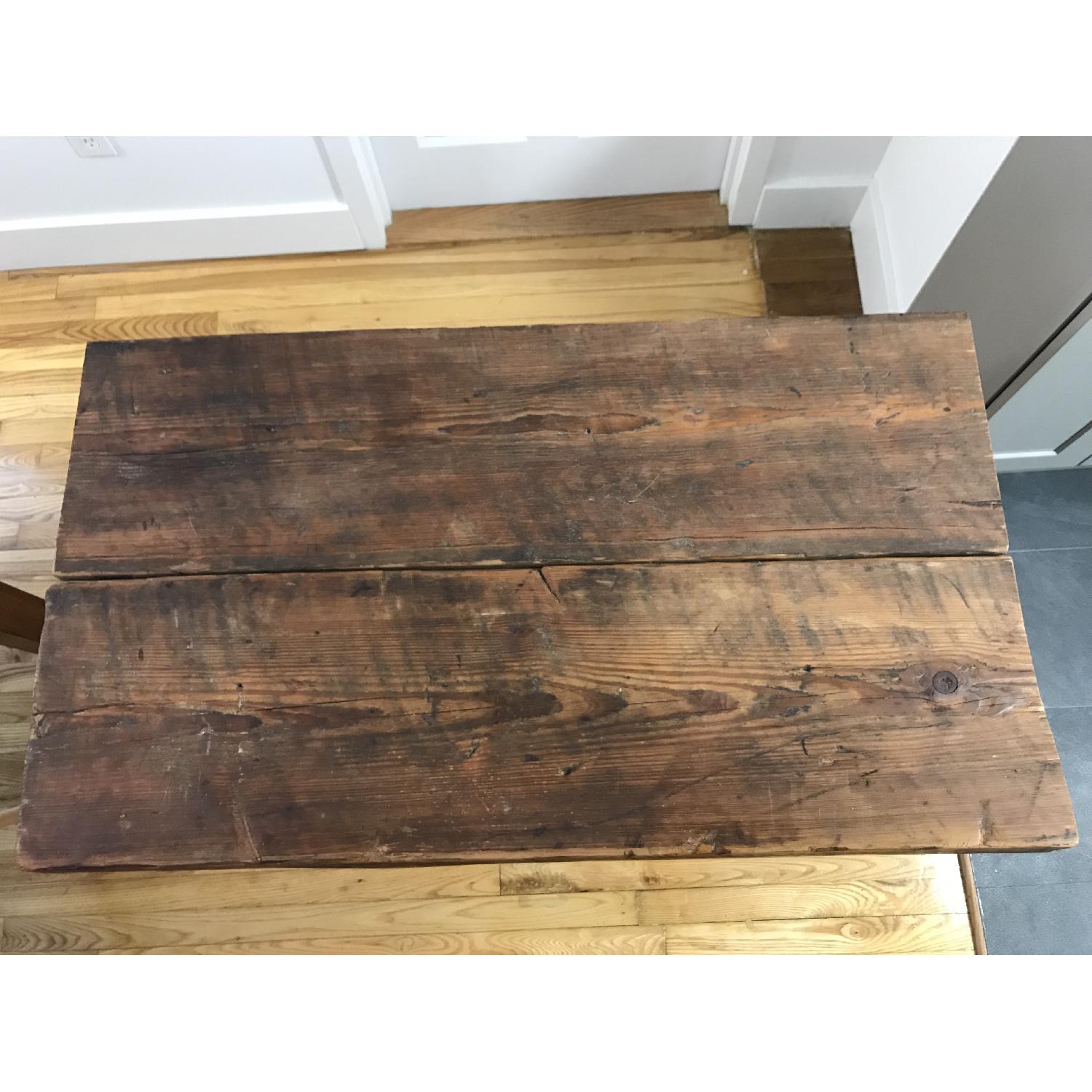 Reclaimed Wood Desk w/ Industrial Pipe Legs - image-4