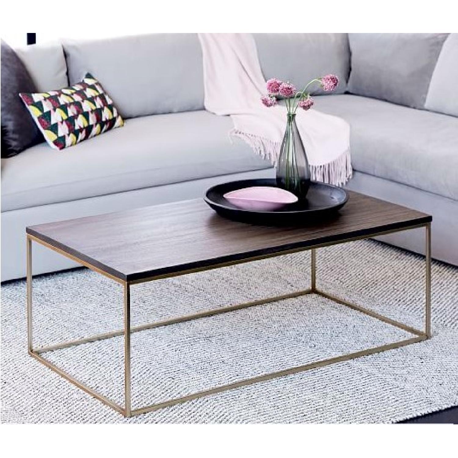 West Elm Streamline Wood Coffee Table - image-2