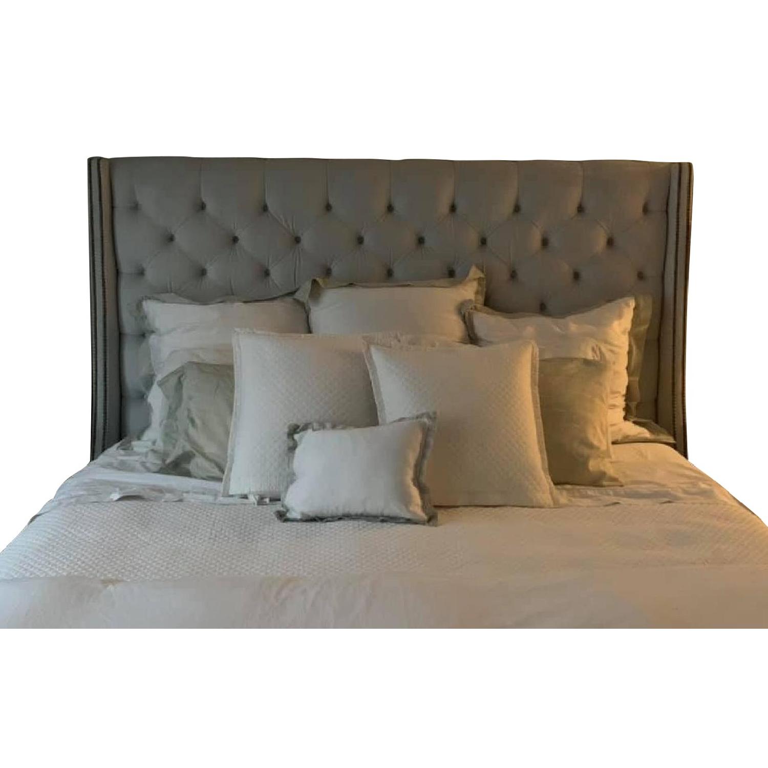 Vanguard Custom Upholstered King Bed AptDeco