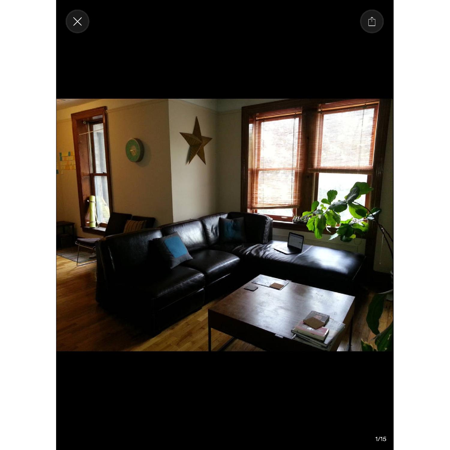 Brown Sectional Sofa - image-1