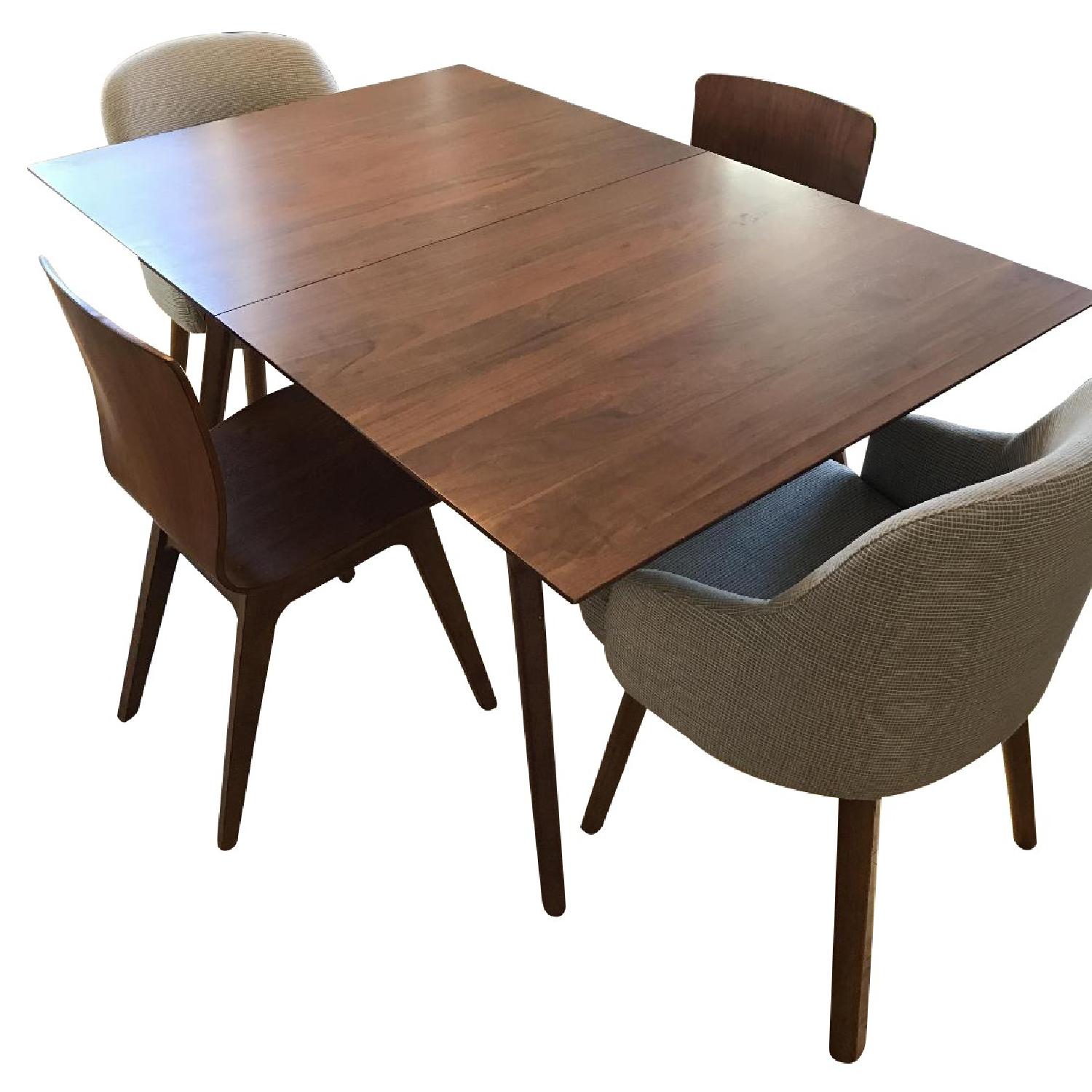 West Elm Mid-Century Modern 5 Piece Dining Set - image-0