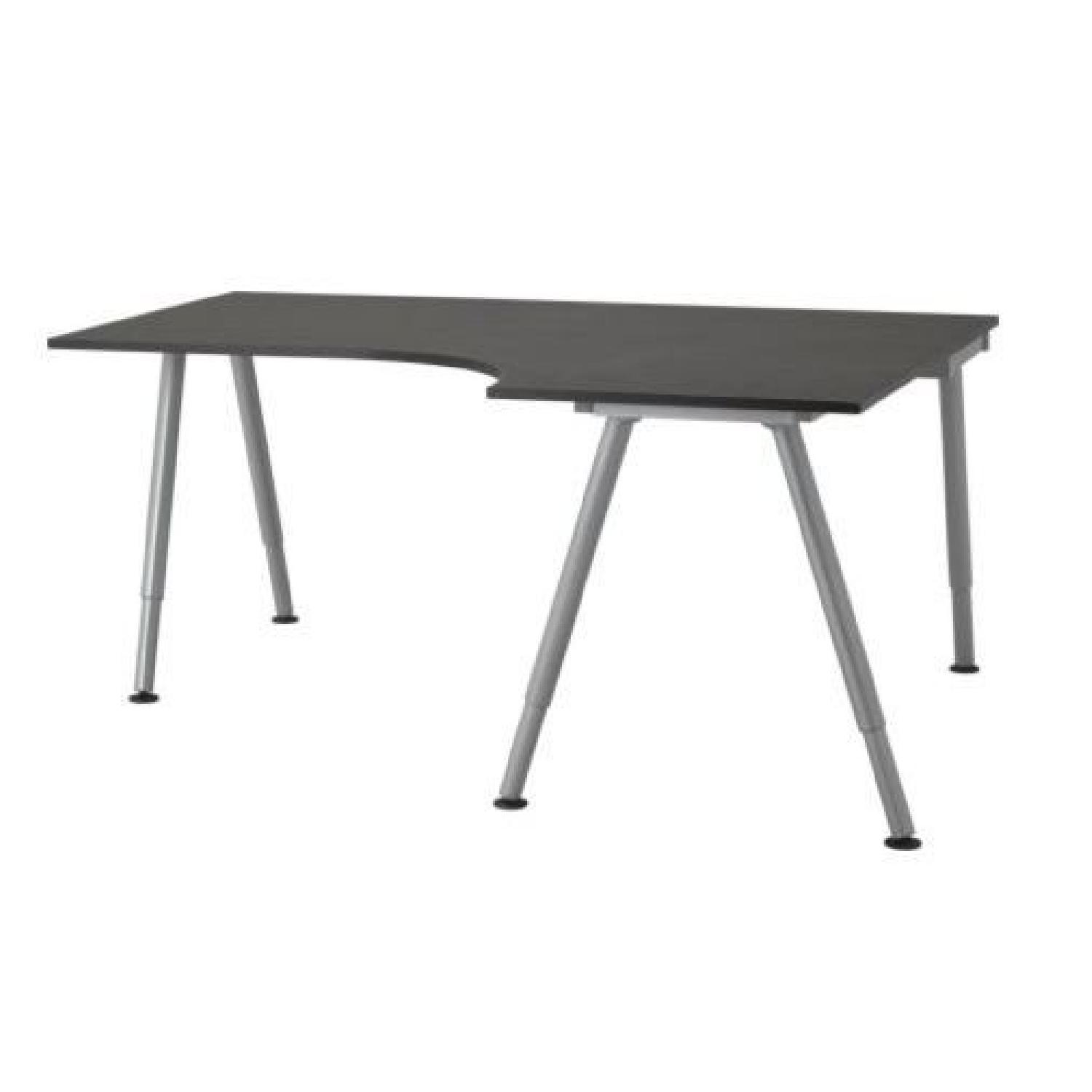 Ikea Galant Corner Table & Chair - image-1