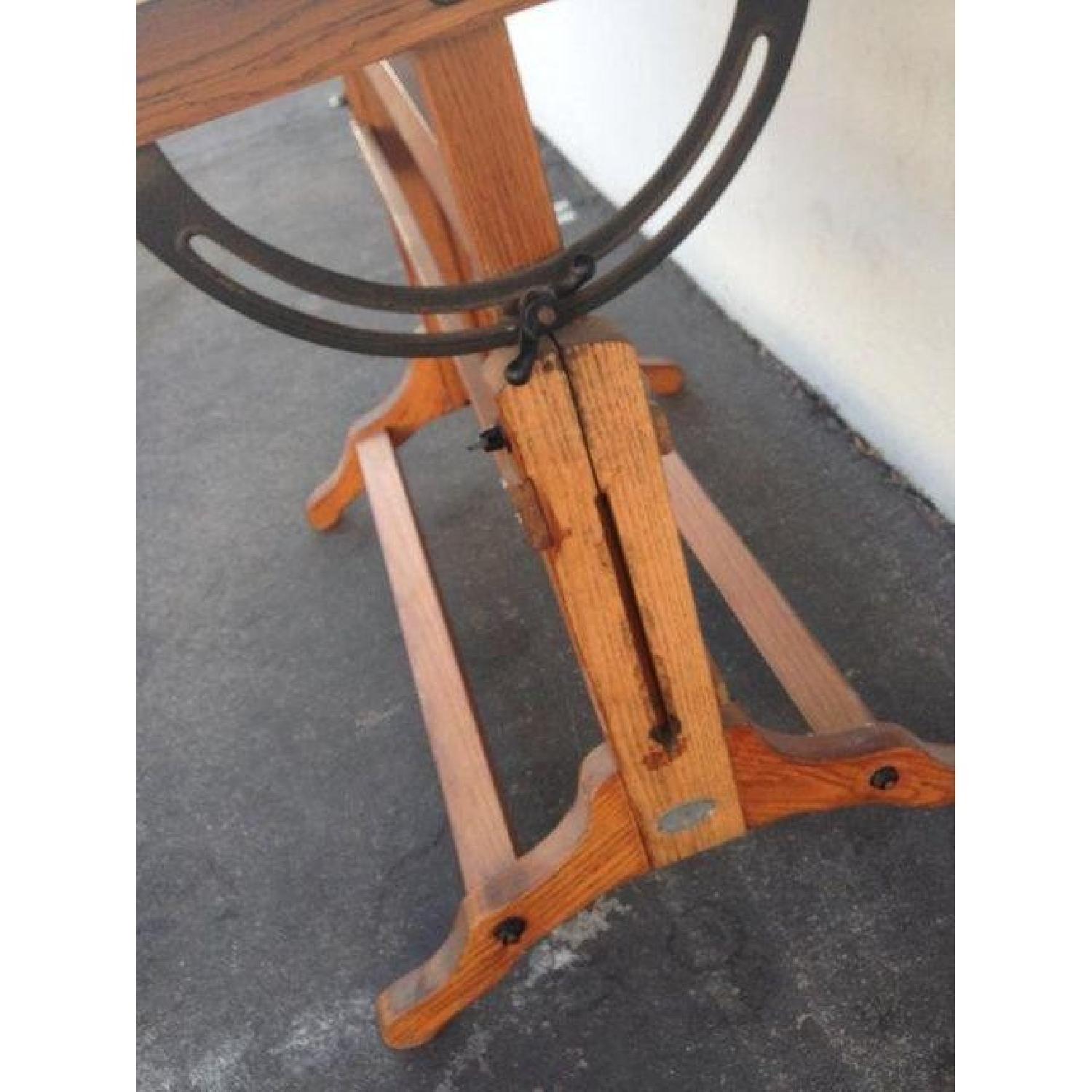 Industrial-Style Drafting Table - image-5