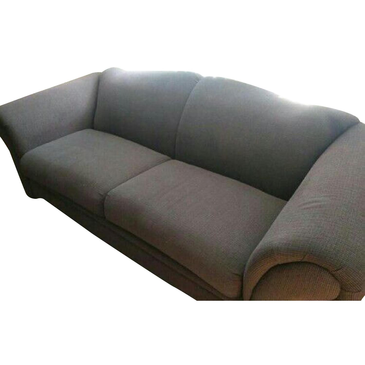 Posture Royale Purple Sleeper Sofa + Loveseat + Chair AptDeco