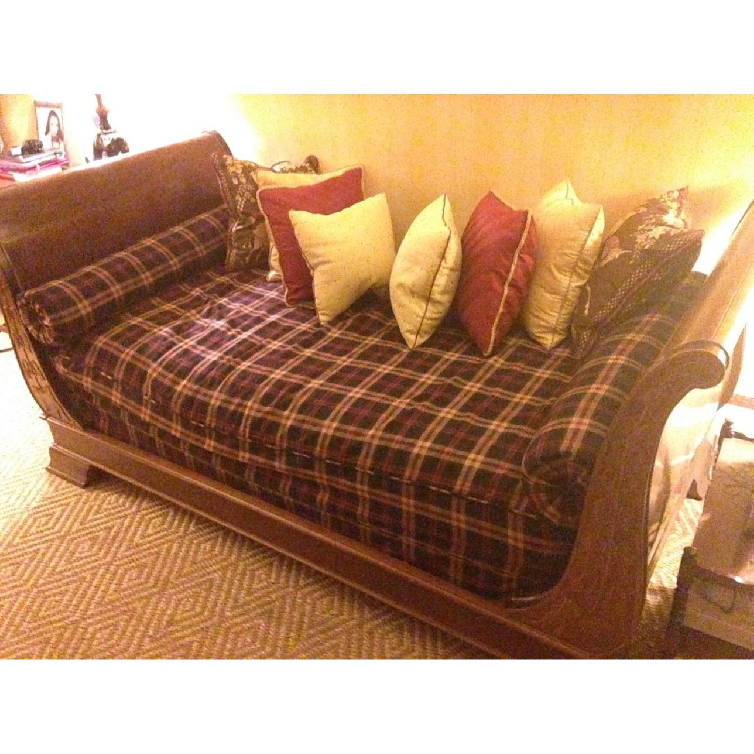 Twin Size Sleigh Bed Frame - image-1