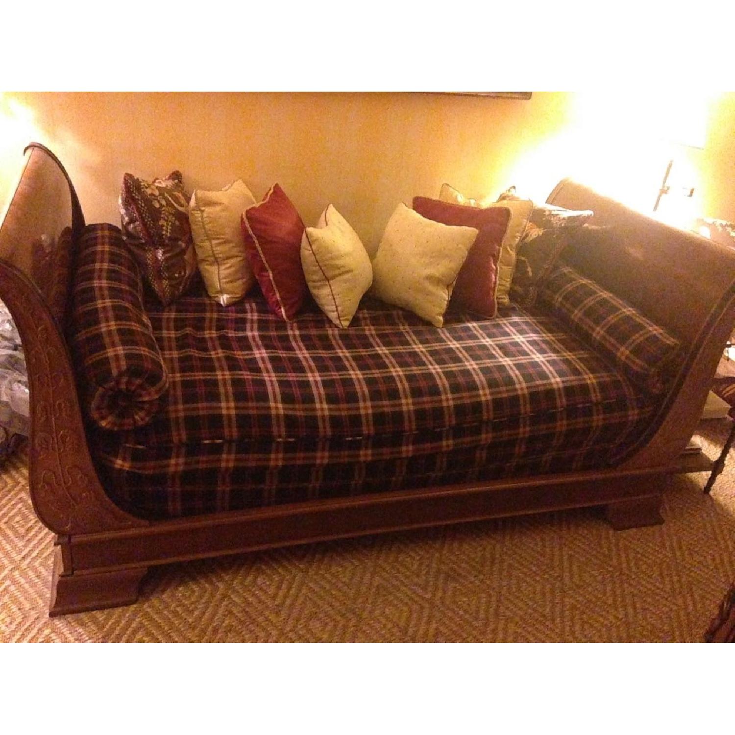 Twin Size Sleigh Bed Frame - image-4