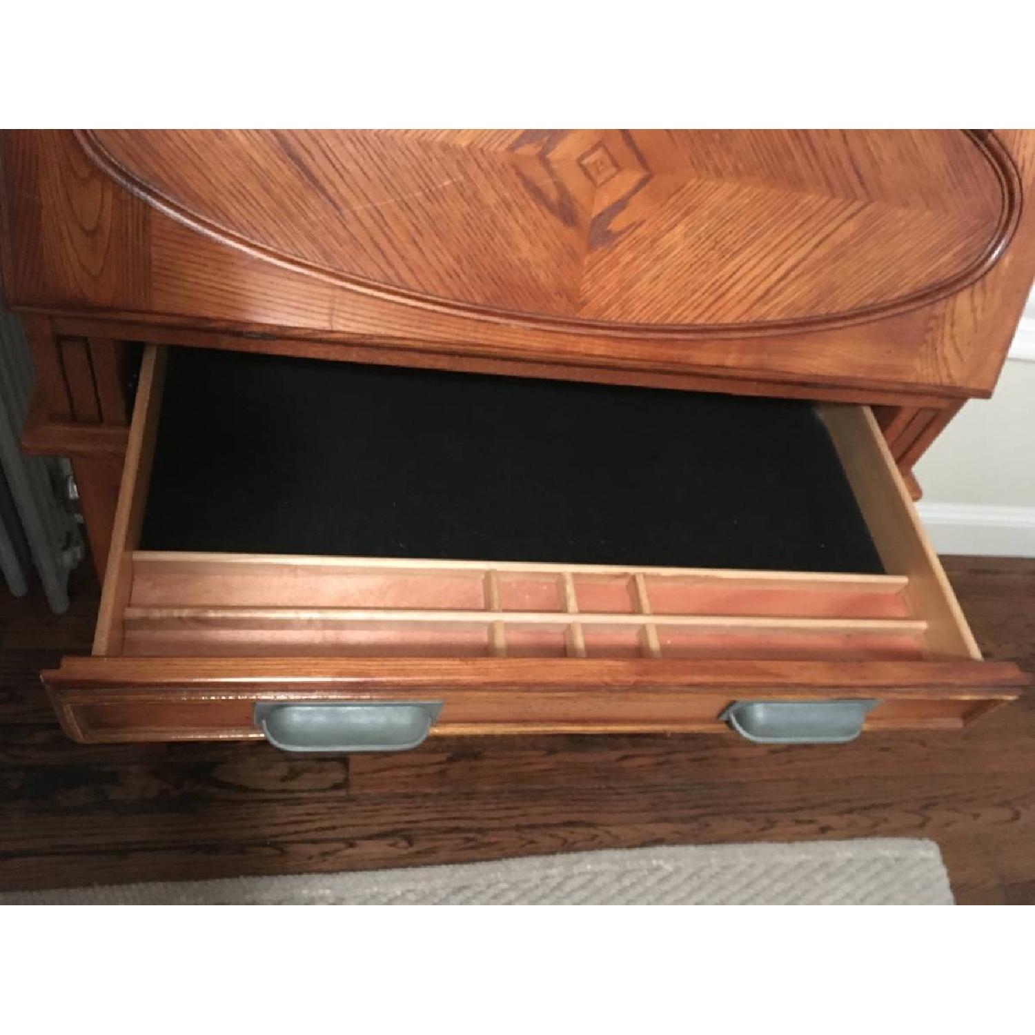 Solid Wood Secretary Desk - image-2