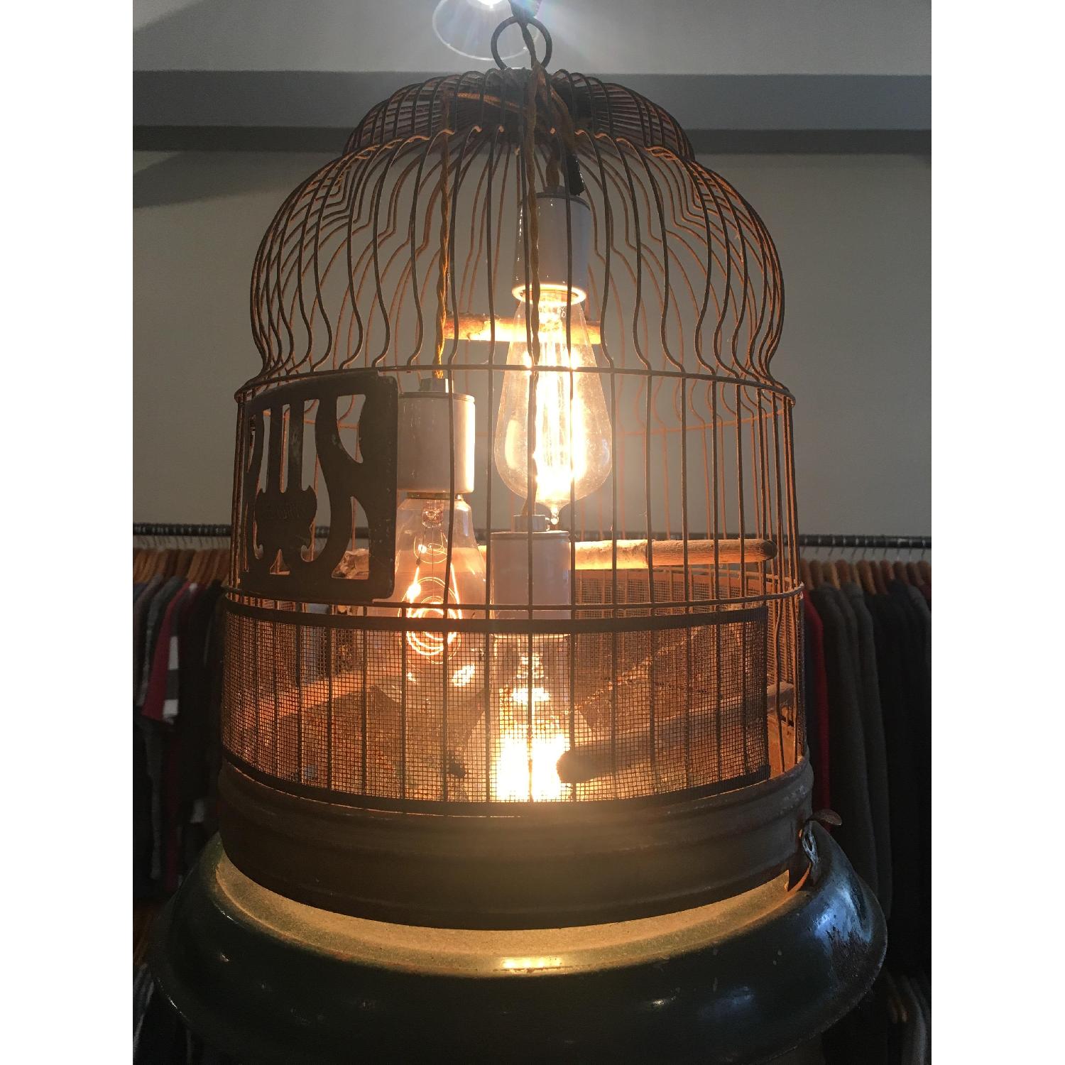 Vintage Bird Cage Chandelier - AptDeco