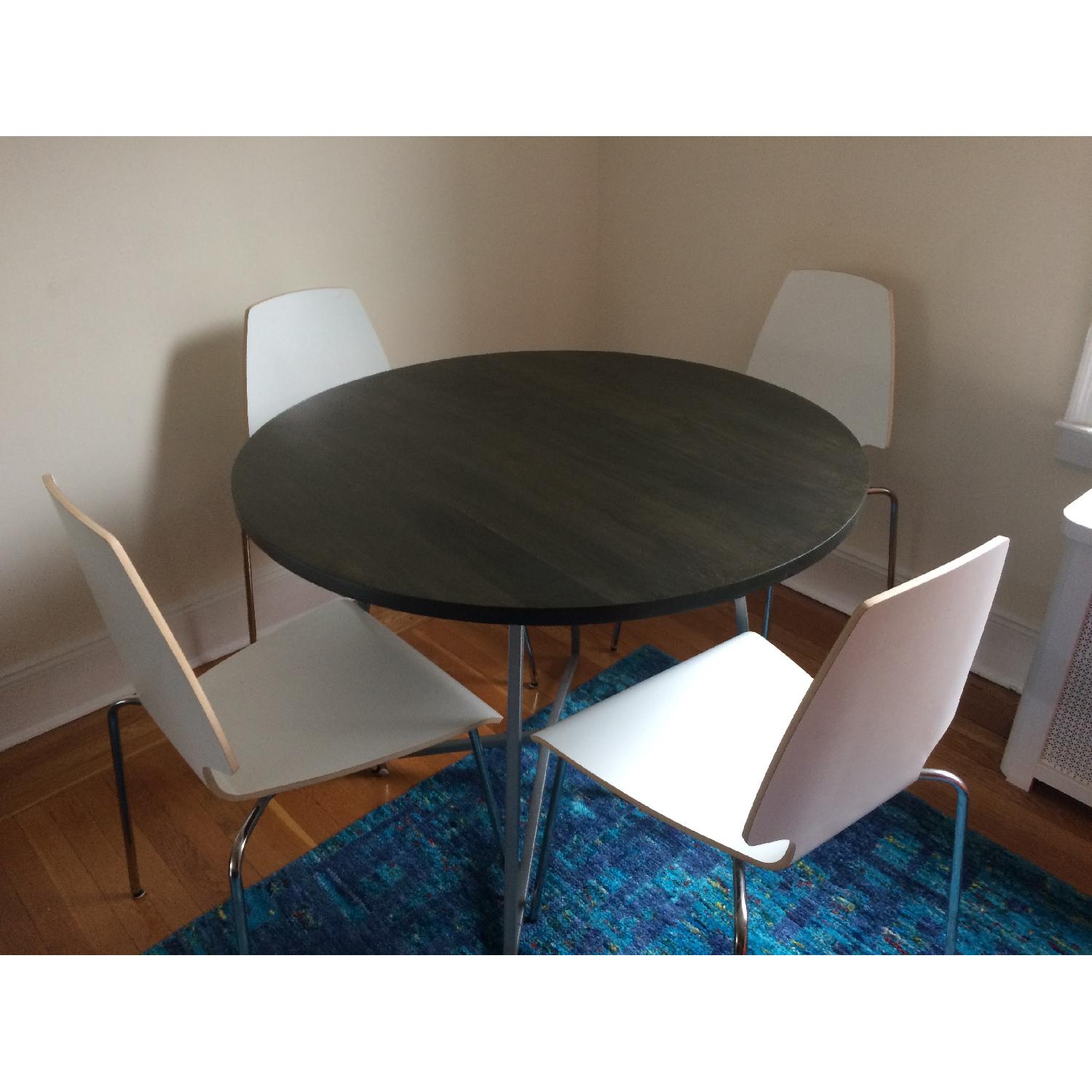 CB2 Contemporary Dining Table AptDeco