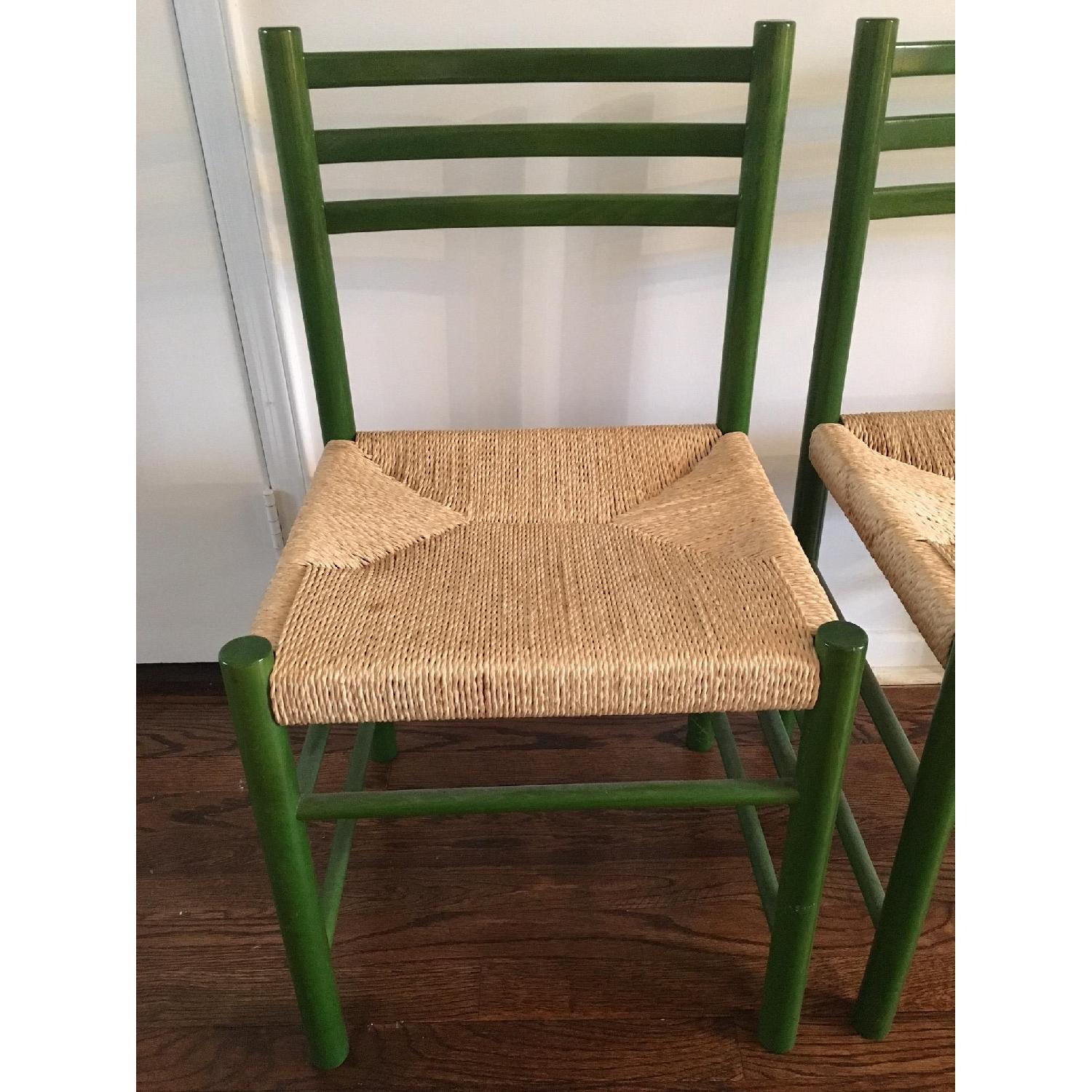 Wood & Wicker Dining Chairs - image-4