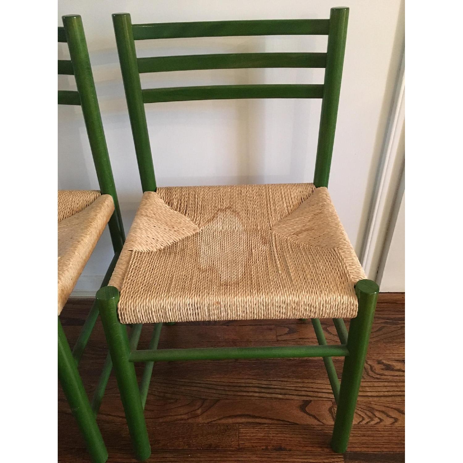 Wood & Wicker Dining Chairs - image-5