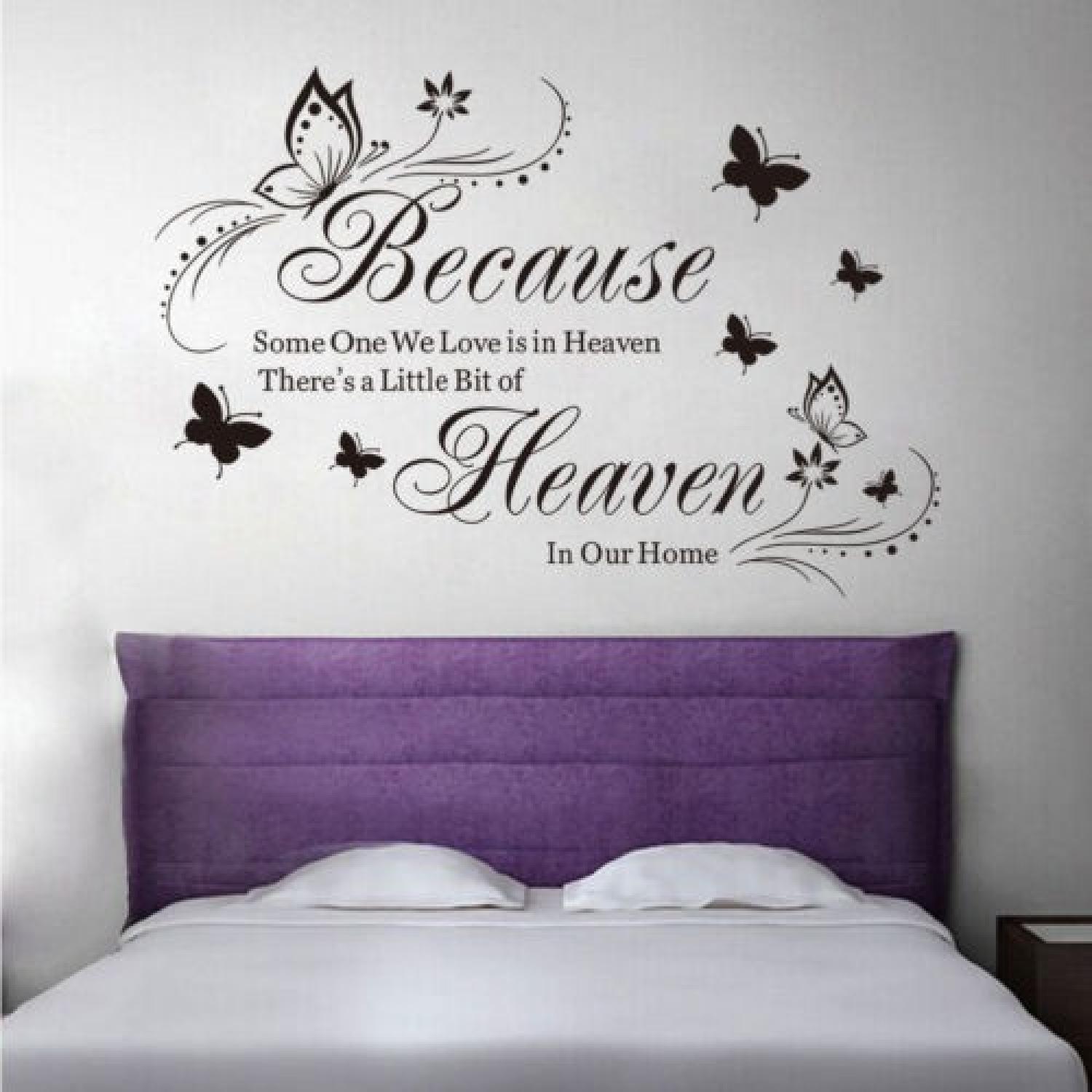 Because Someone We Love is in Heaven Wall Decal - image-0