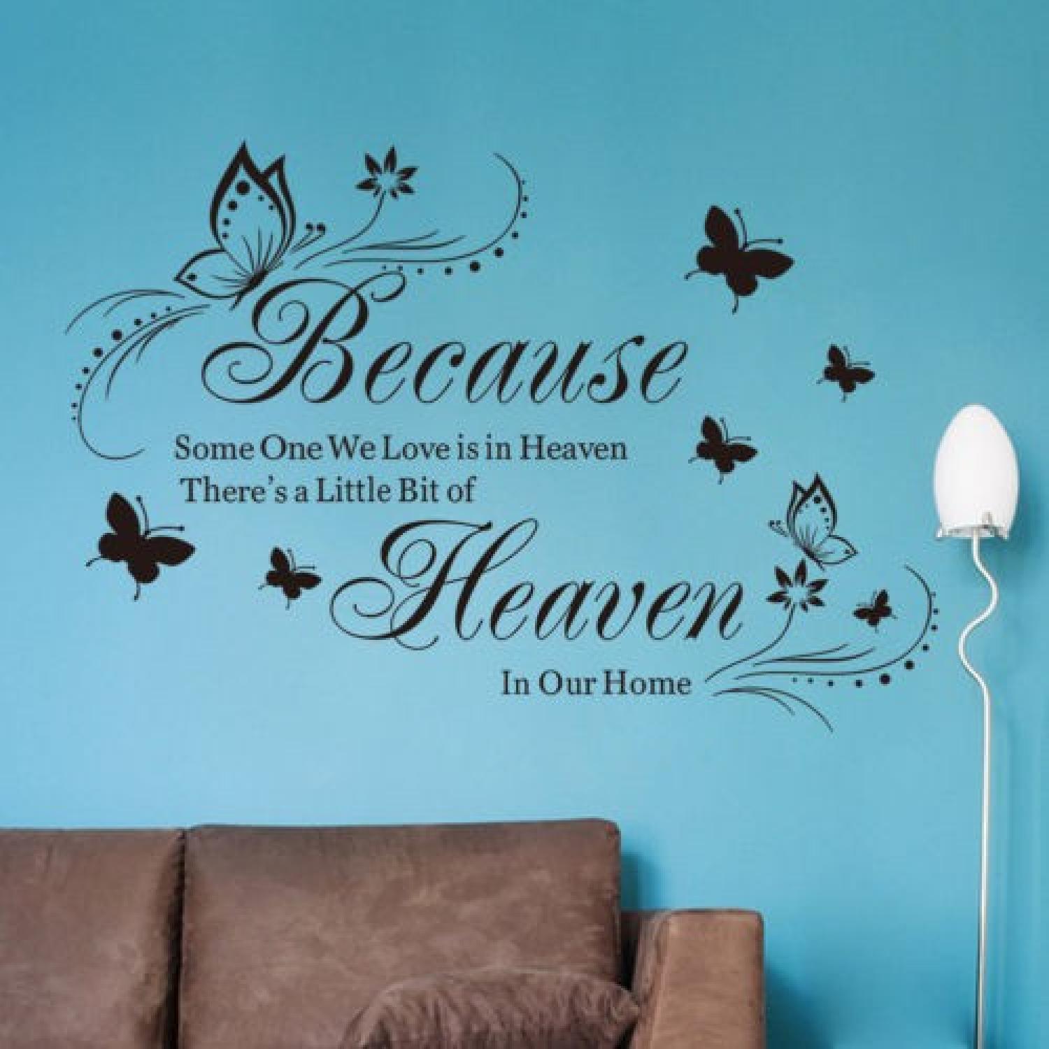 Because Someone We Love is in Heaven Wall Decal - image-2
