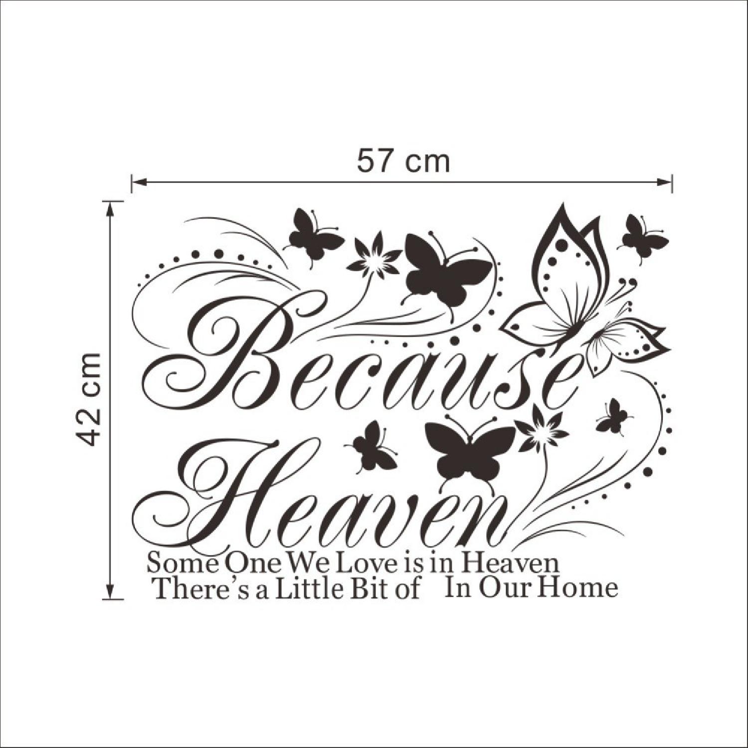 Because Someone We Love is in Heaven Wall Decal - image-3