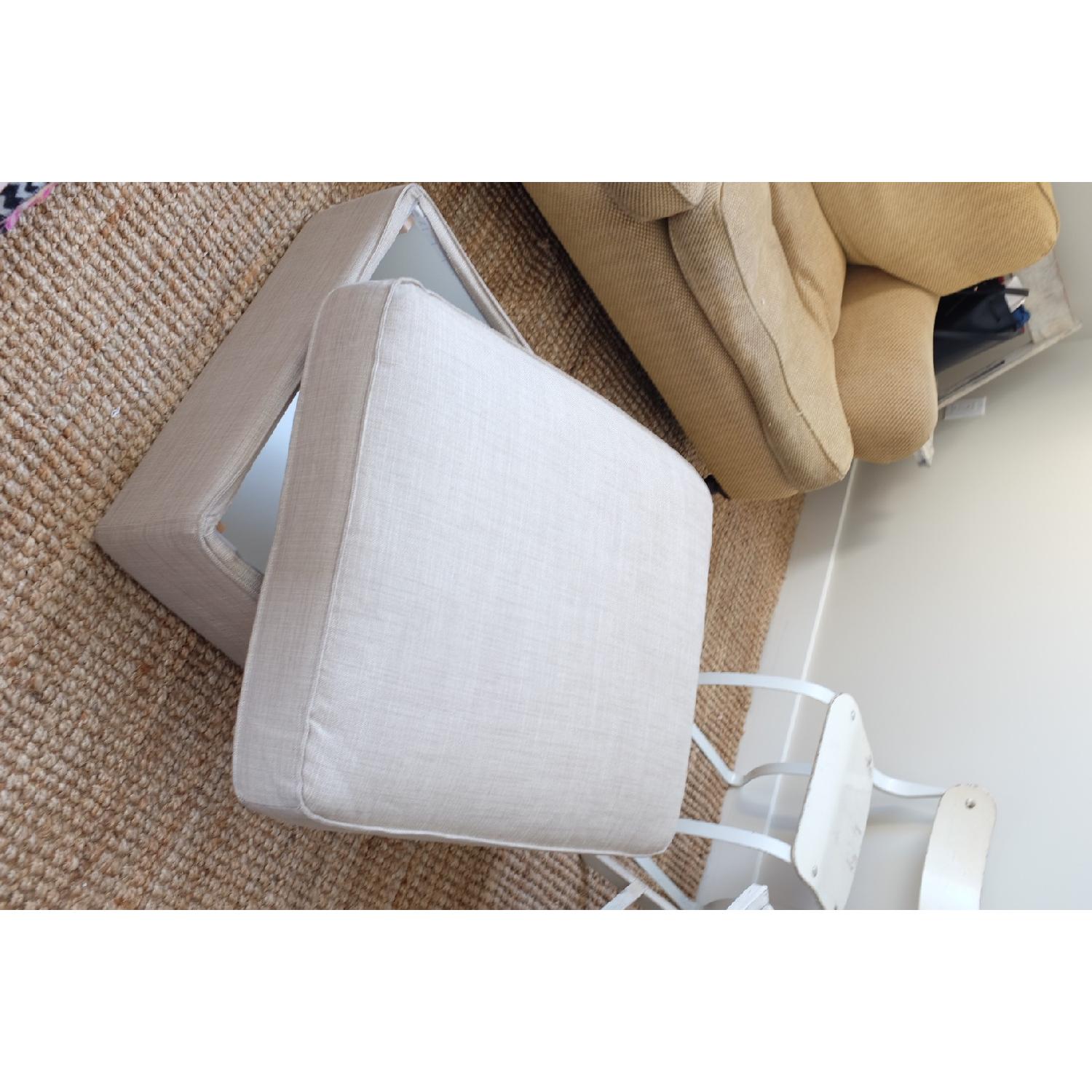 IKEA KIVIK オットマン KIVIK シーヴィク オットマン 収納付き, ティッブレビ ベージュ