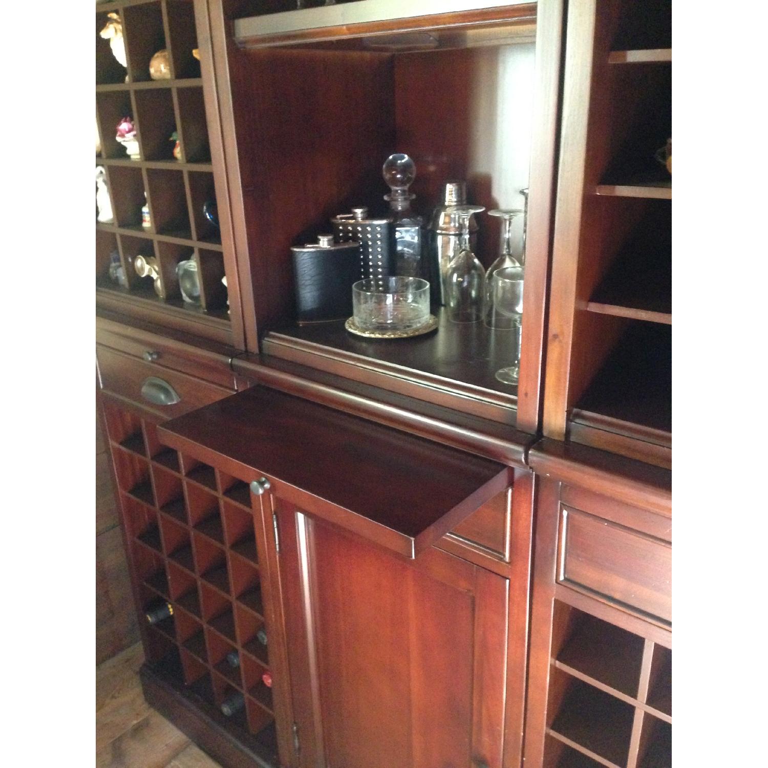 Pottery Barn Modular Wine Bar Display Cabinet - image-2