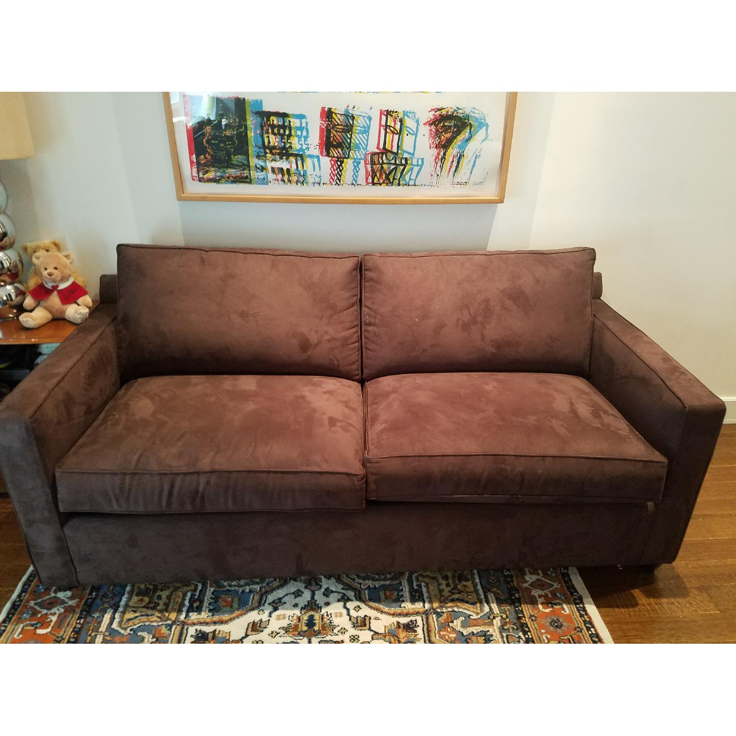 Crate & Barrel Davis Queen Pull Out Sofa AptDeco