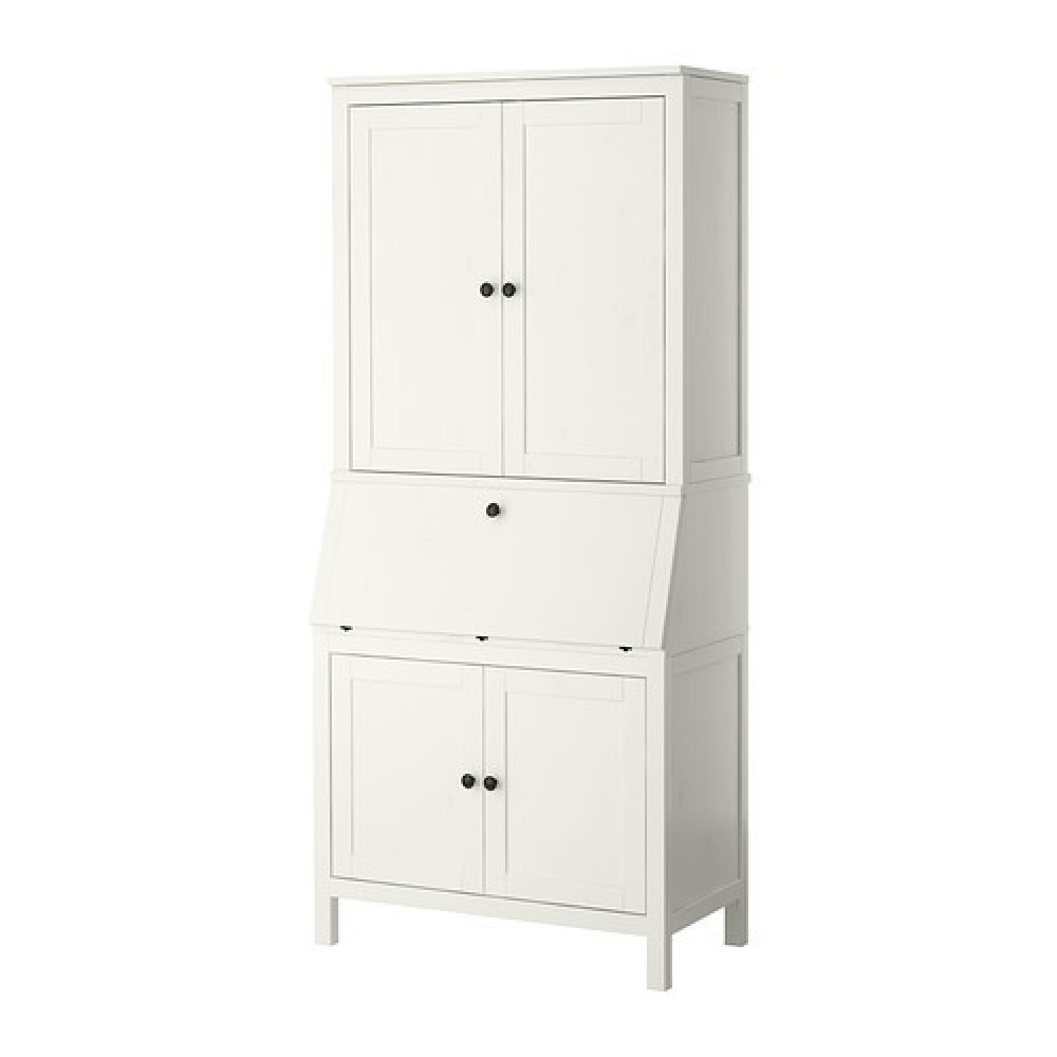 Ikea Hemnes Secretary Desk AptDeco