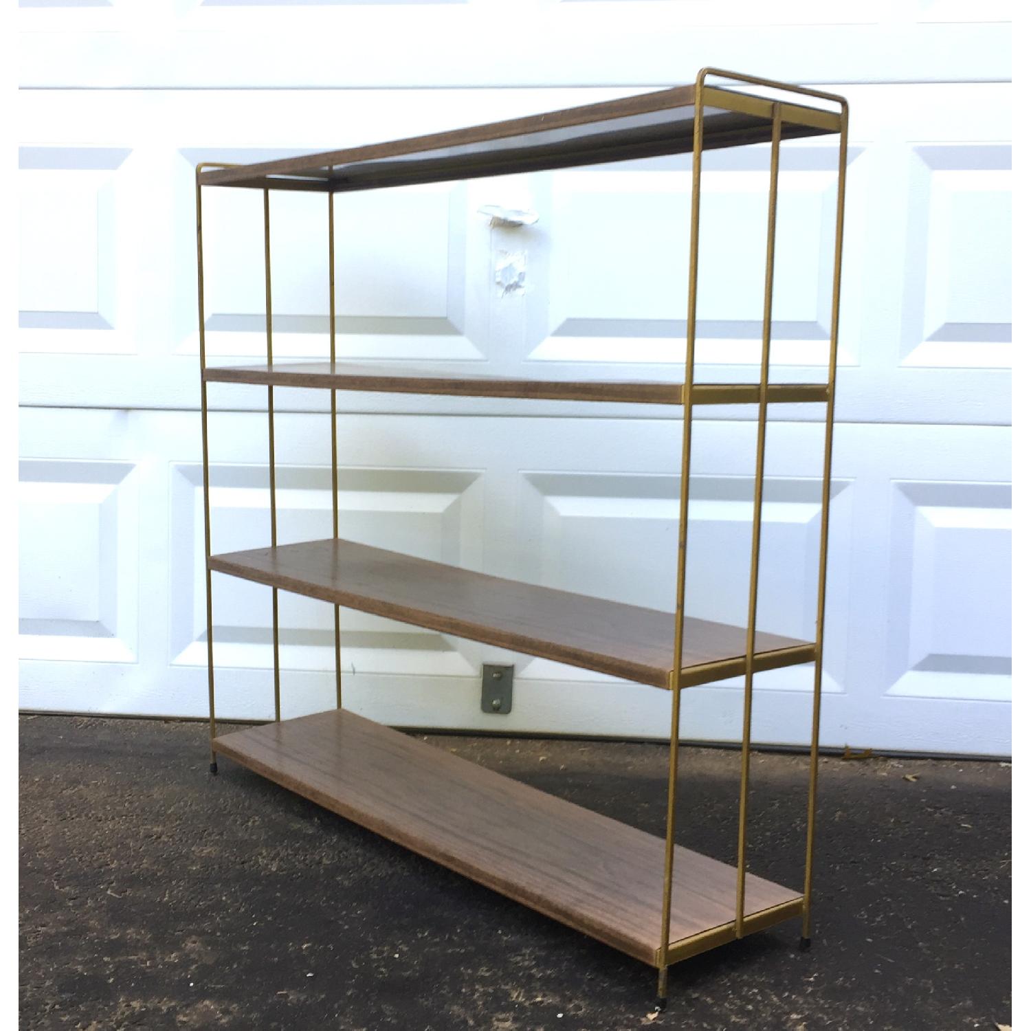 Paul McCobb Style Vintage Metal Bookshelf - image-1