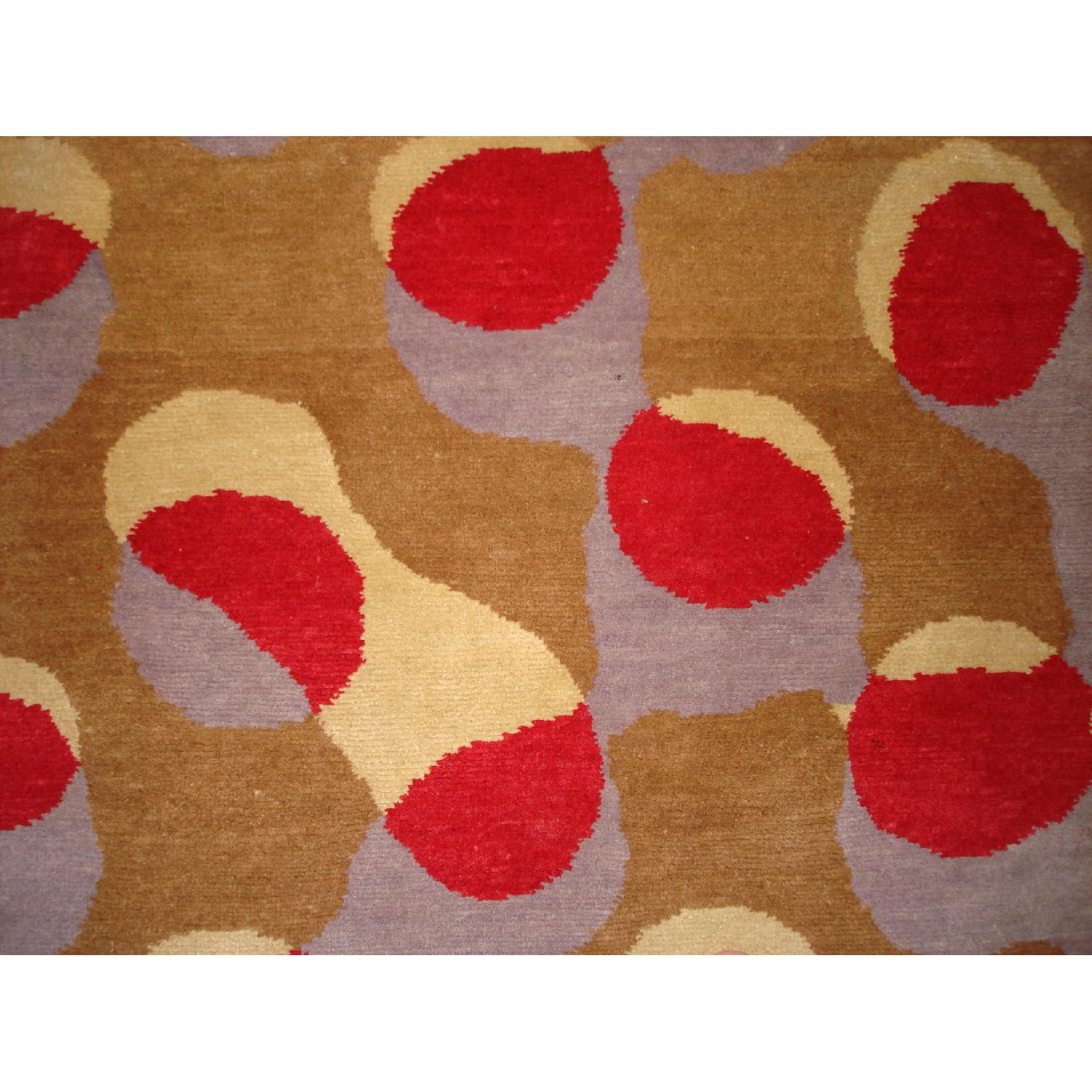 Tibetan Area Rug in Wool & Silk - image-2