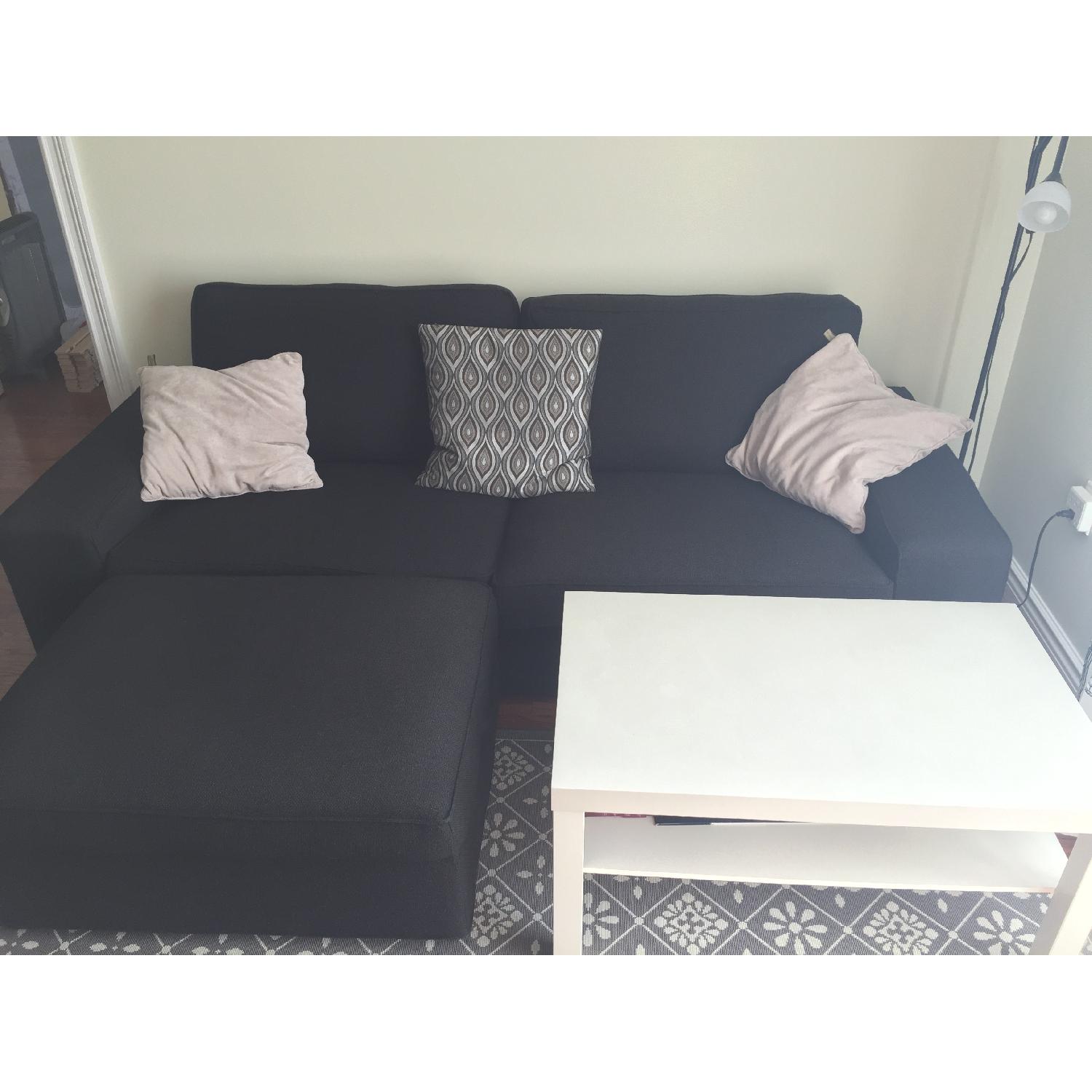 Ikea Kivik Sofa & Ottoman w/ Storage AptDeco