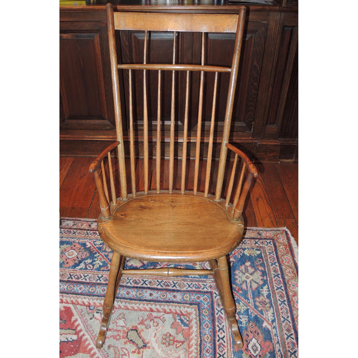 Antique Windsor Rocking Chair - image-1