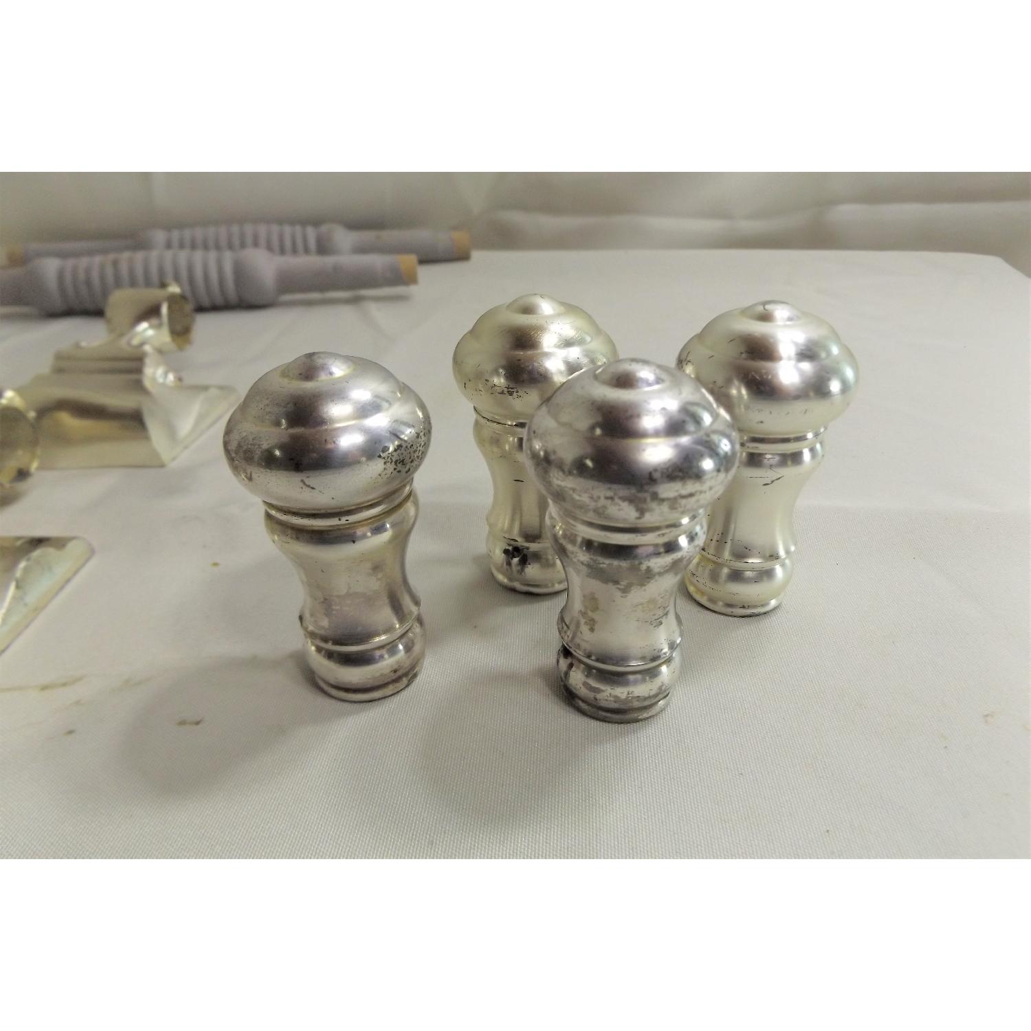 Vintage Rogers Silver Casket Handles - image-5