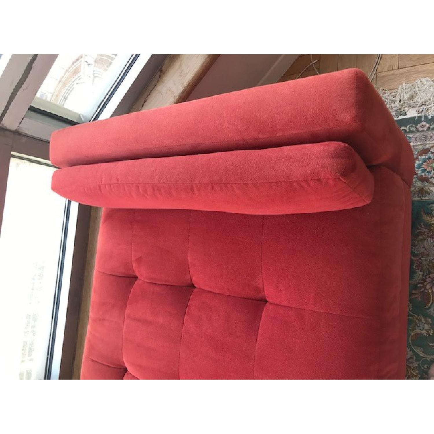 Macy's Max Home Amalfi Red Microfiber Chaise/Daybed - image-4