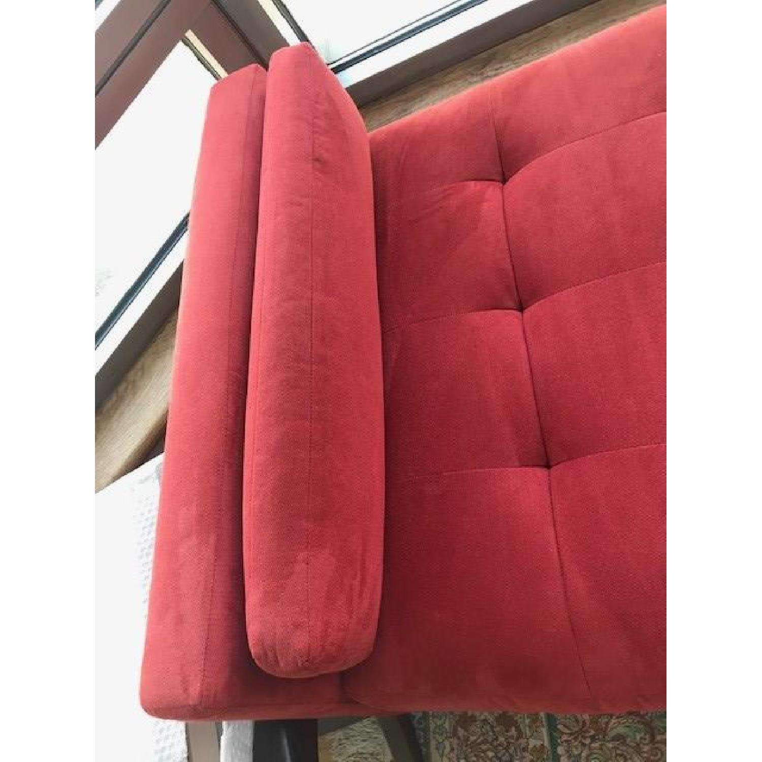 Macy's Max Home Amalfi Red Microfiber Chaise/Daybed - image-5