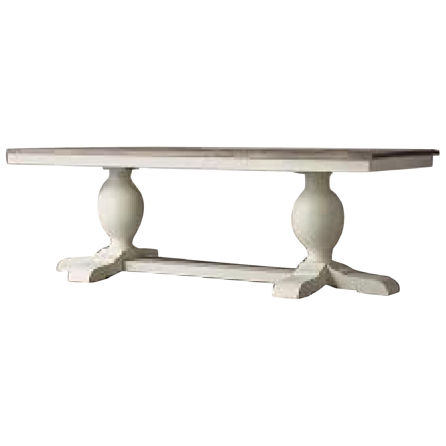 Restoration Hardware Baroque Parquet Dining Table - image-0