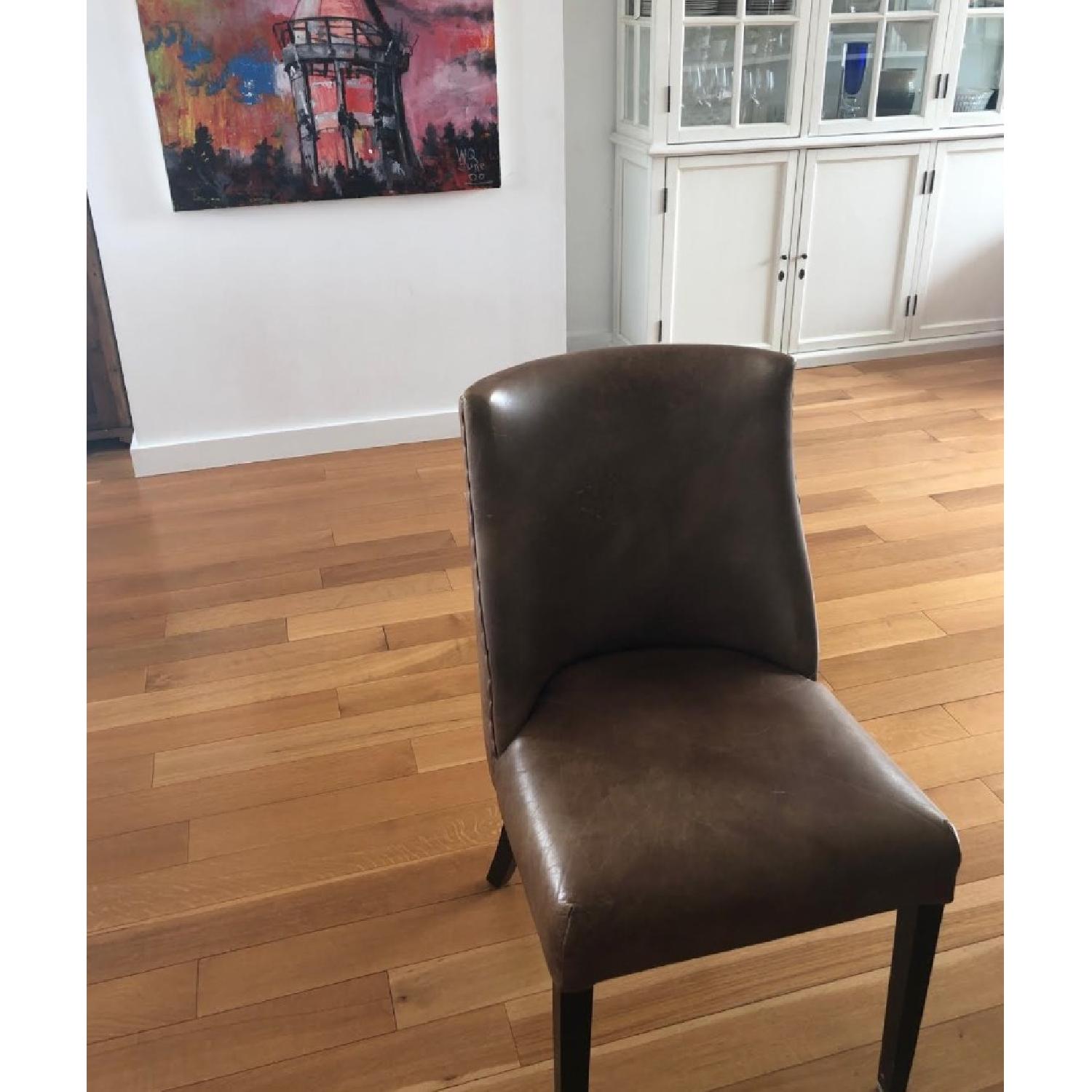 Restoration Hardware Barrel Back Nailhead Dining Chair - image-3