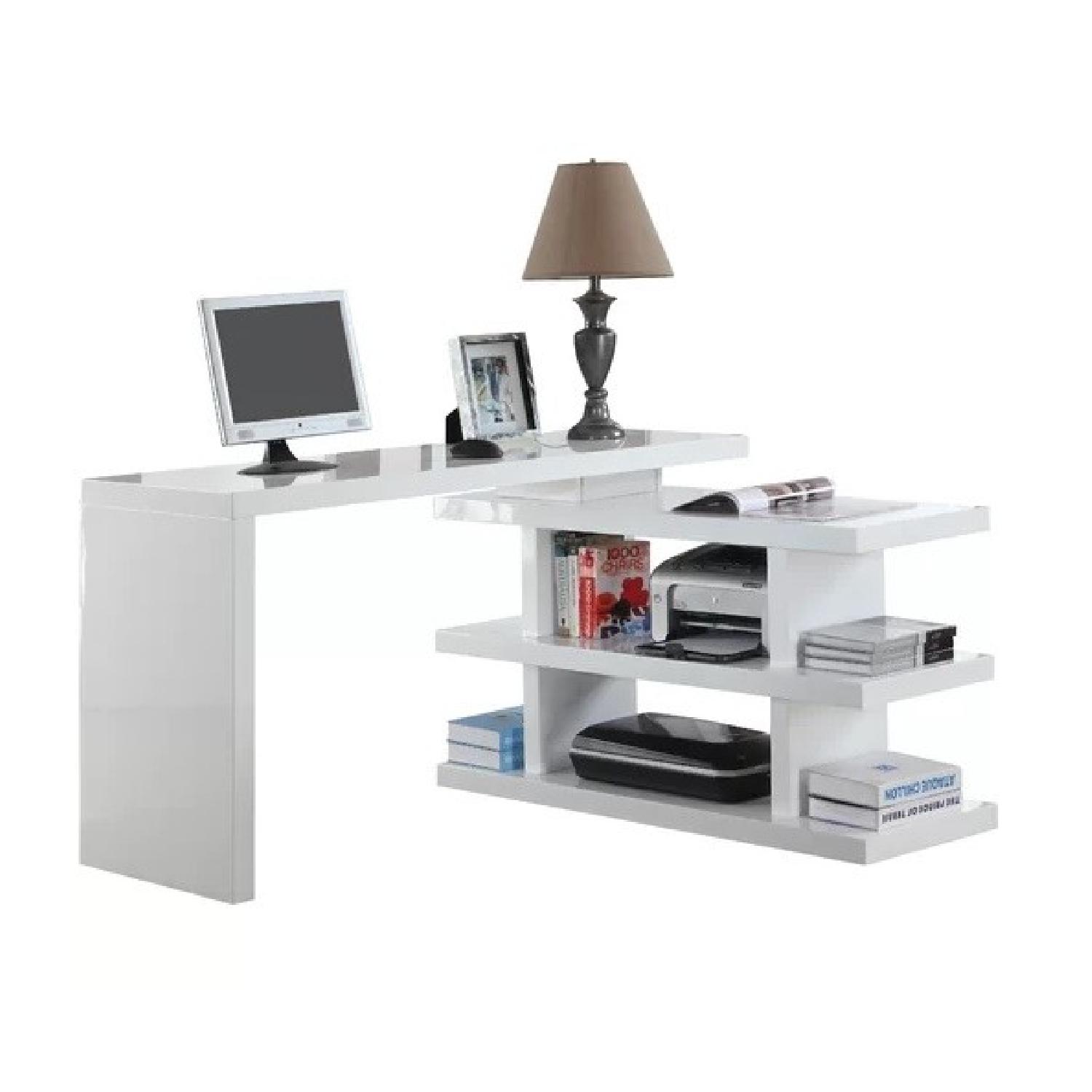 AllModern L Shape Credenza Desk AptDeco