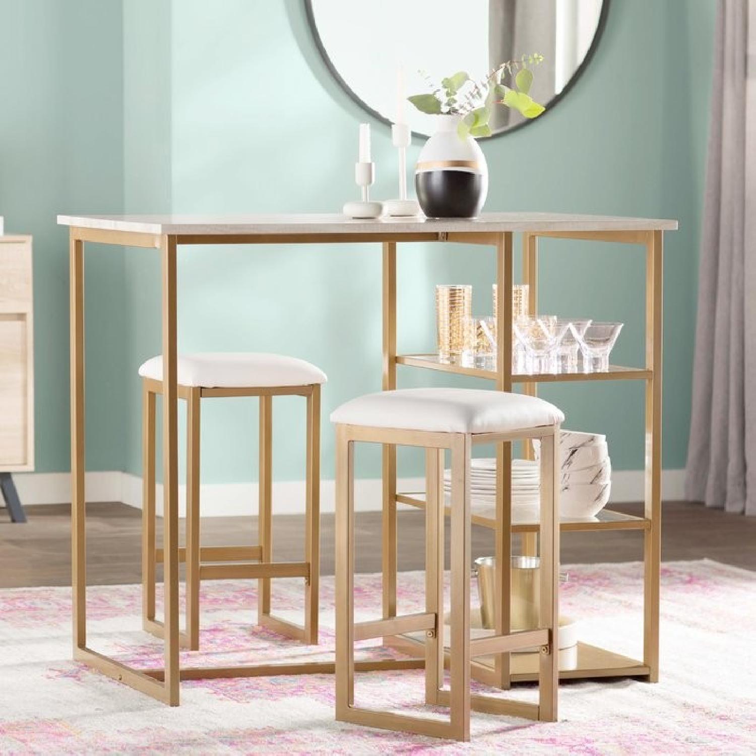 Mercury Row Denham 3 Piece Pub Table Set - image-1