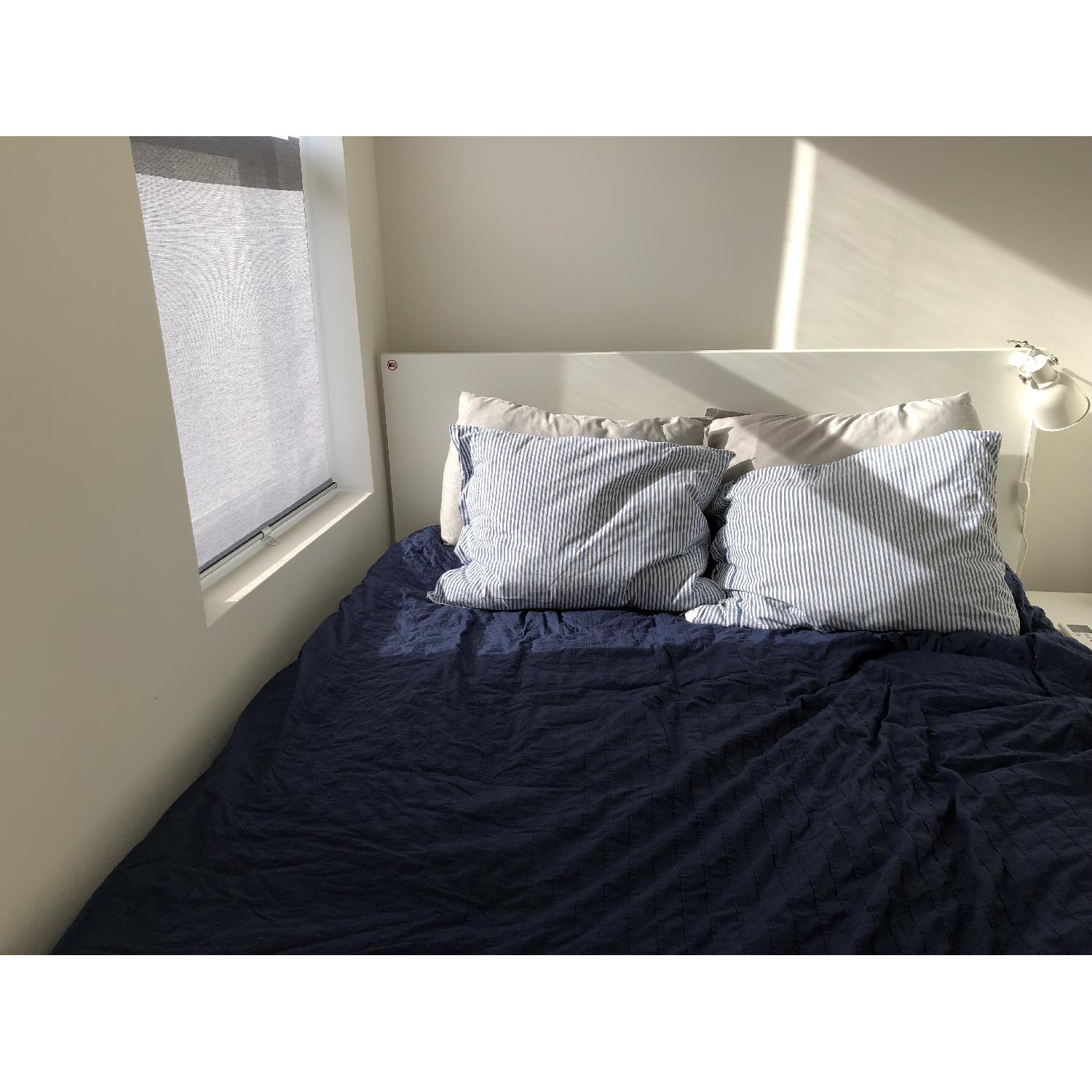 Ikea Malm High Bed Frame w/ 2 Storage Drawers - image-3