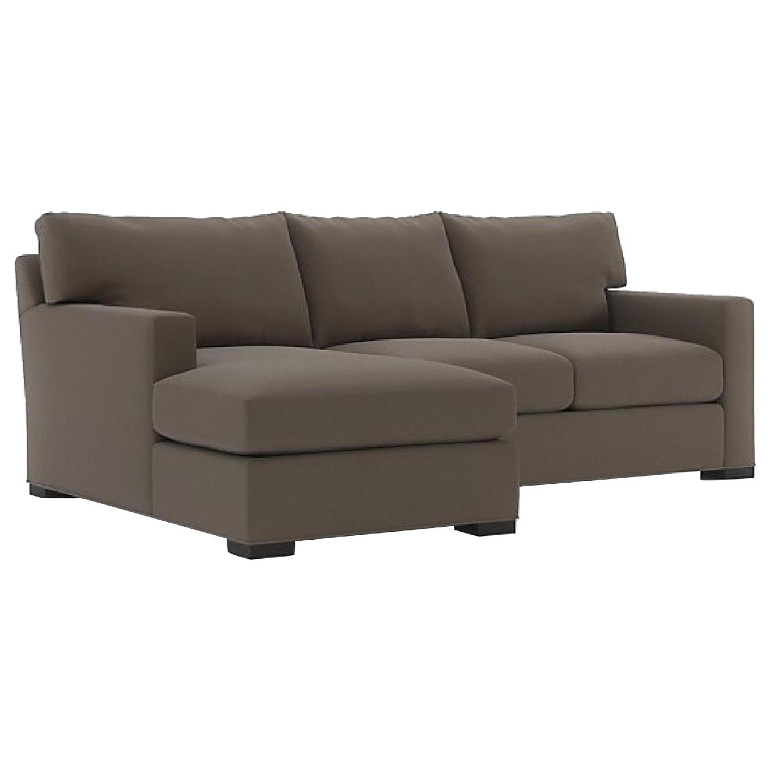 Crate & Barrel Axis II Sleeper Sectional Sofa AptDeco
