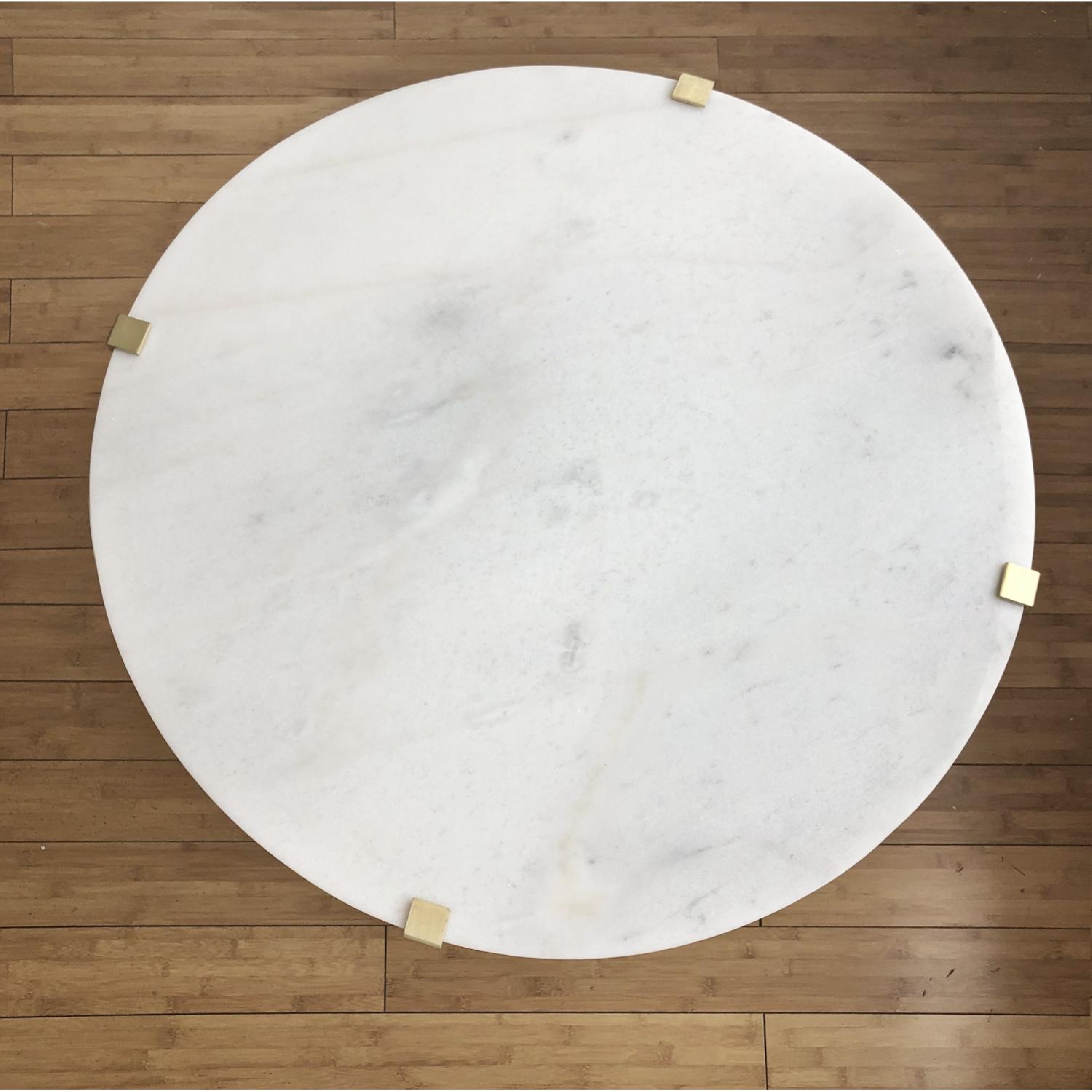 Modern Marble Top Side Table - image-2