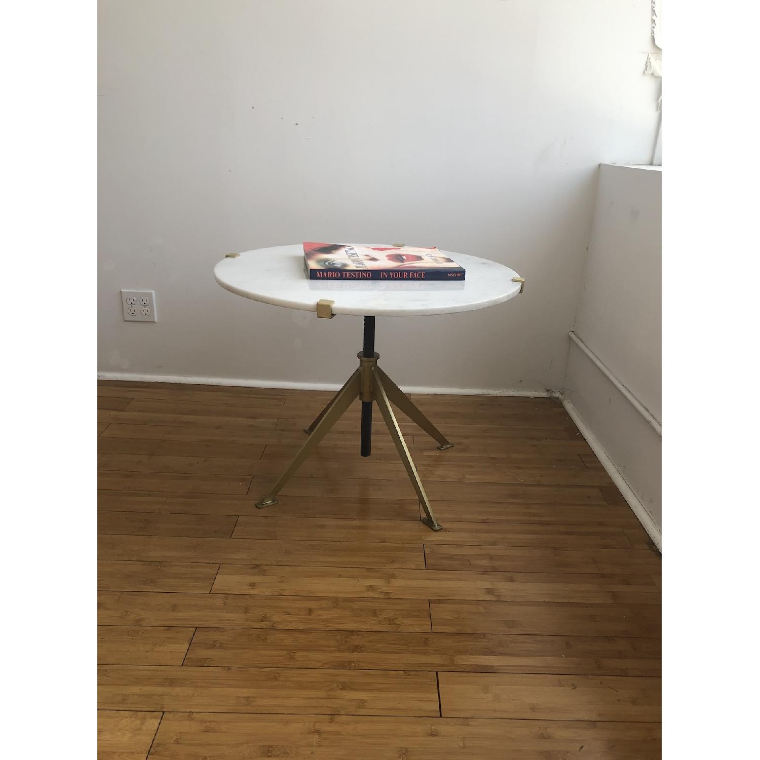 Modern Marble Top Side Table - image-4